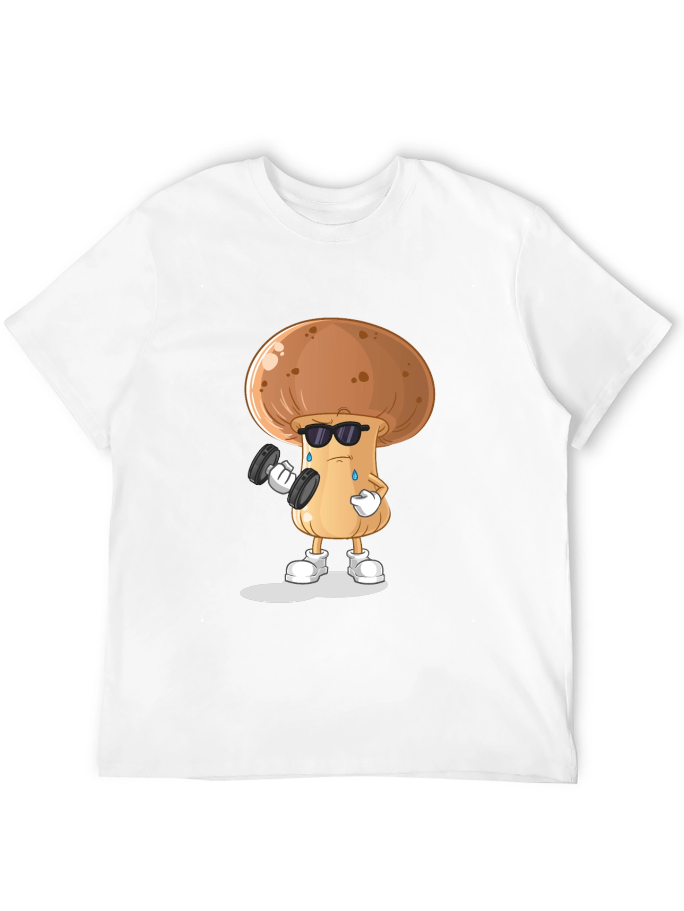 Mushroom Gym Black T-shirt