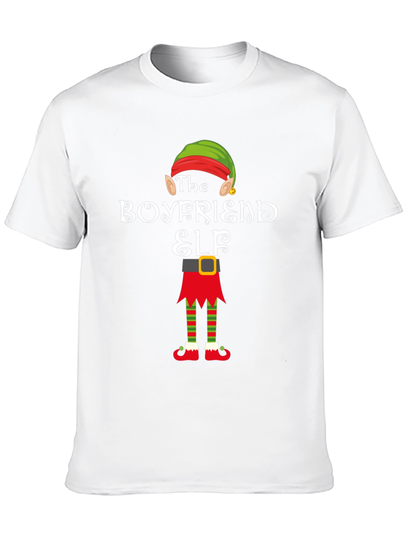 Boyfriend Elf Holiday Graphic Tee