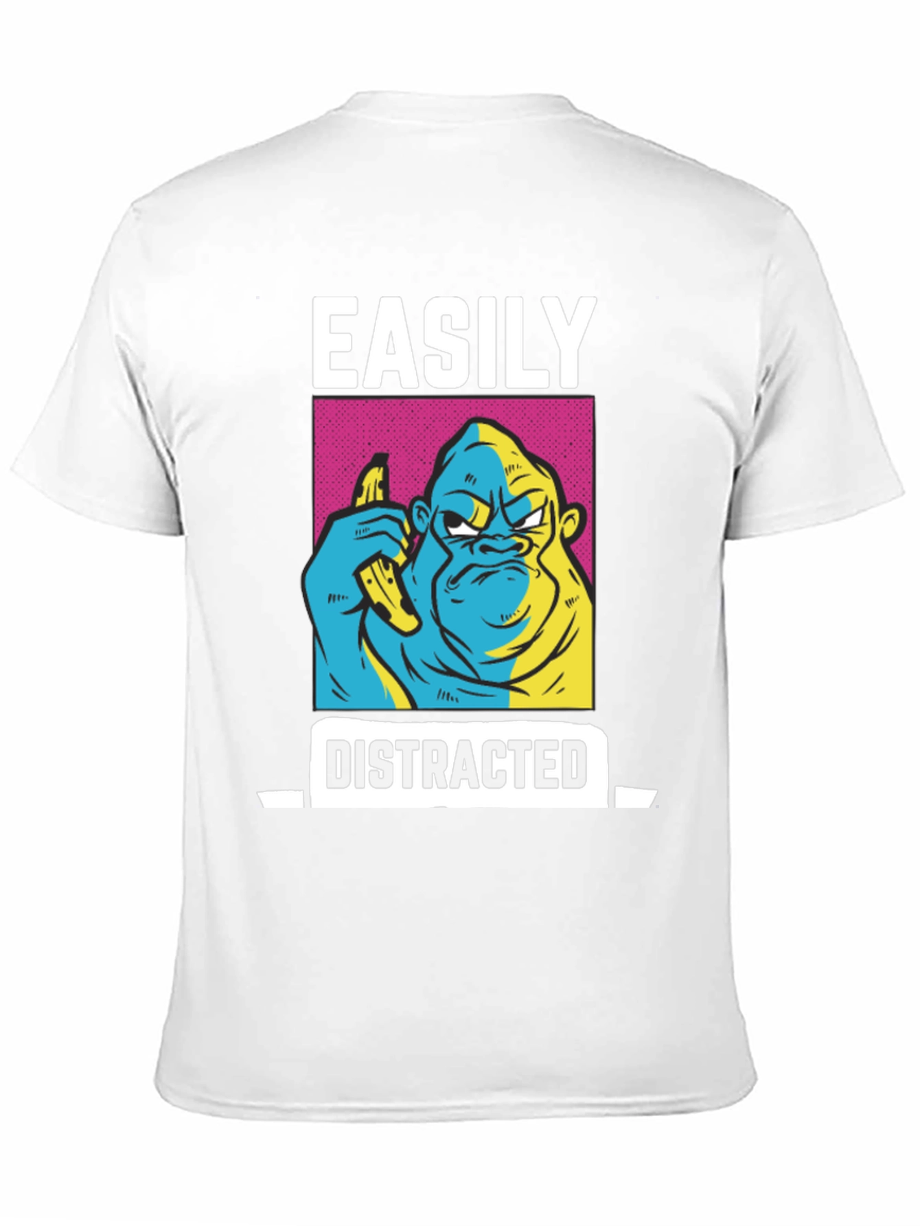 Easily Distracted Gorilla Graphic Tee