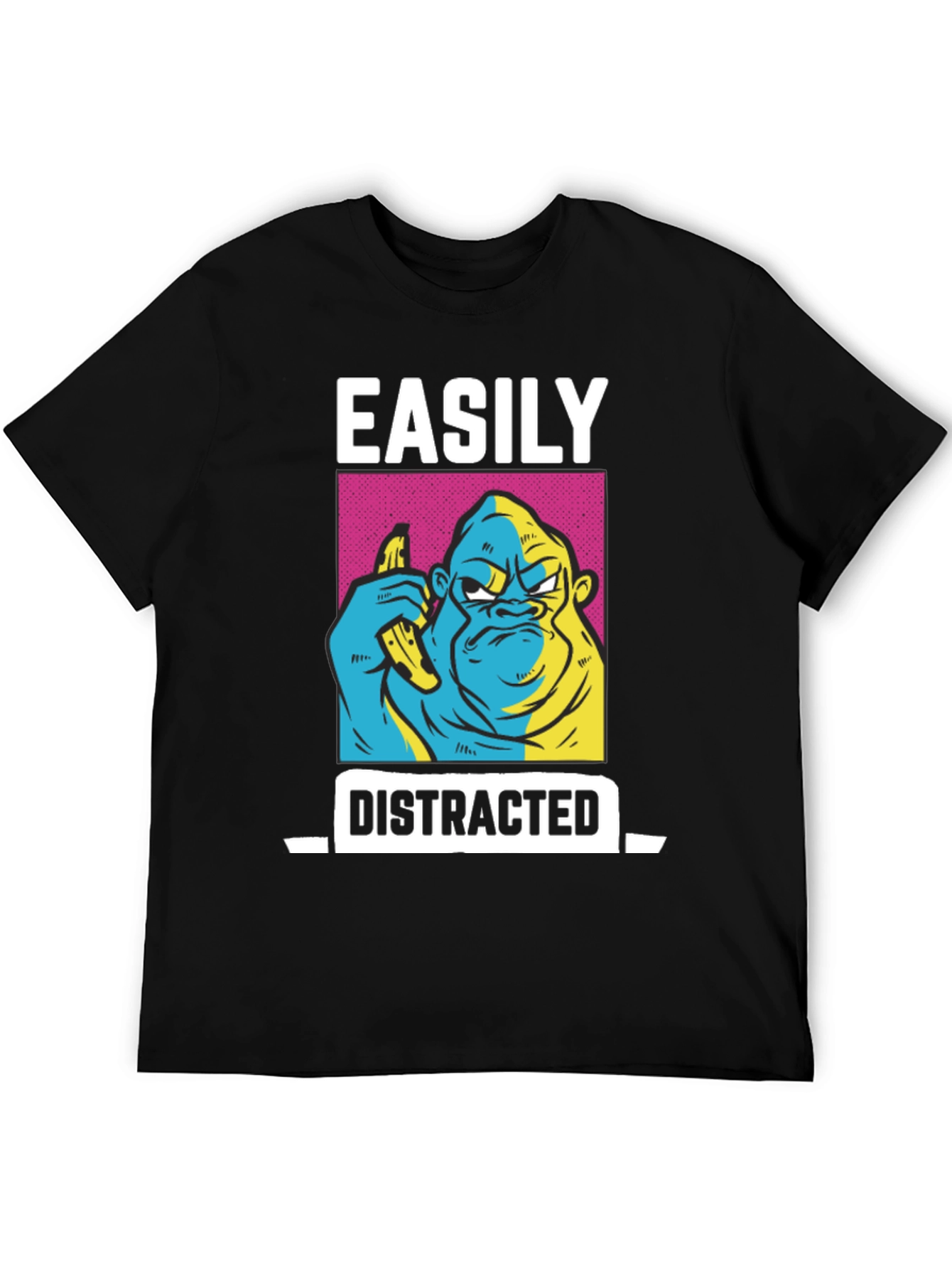 Easily Distracted Gorilla Graphic Tee