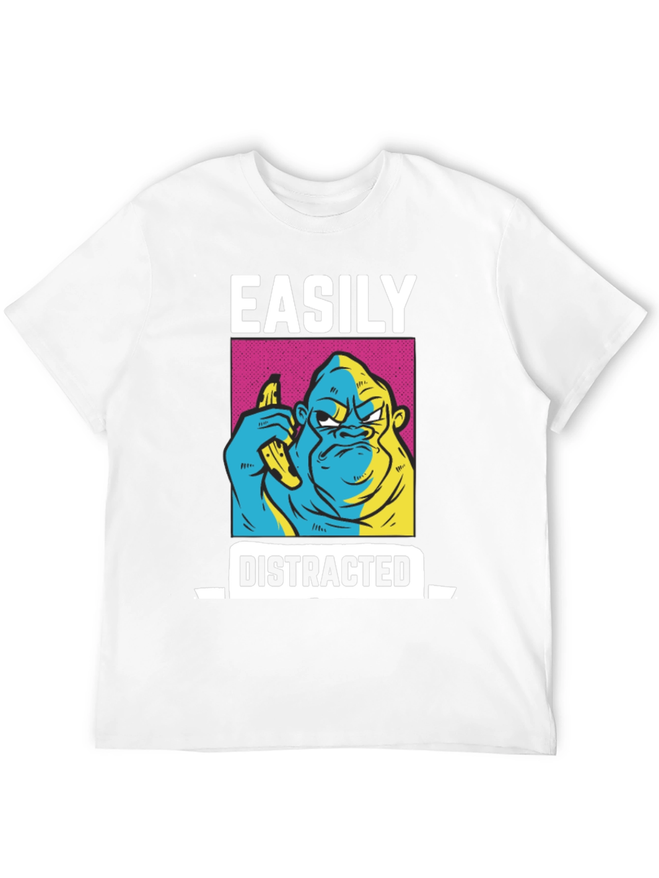 Easily Distracted Gorilla Graphic Tee