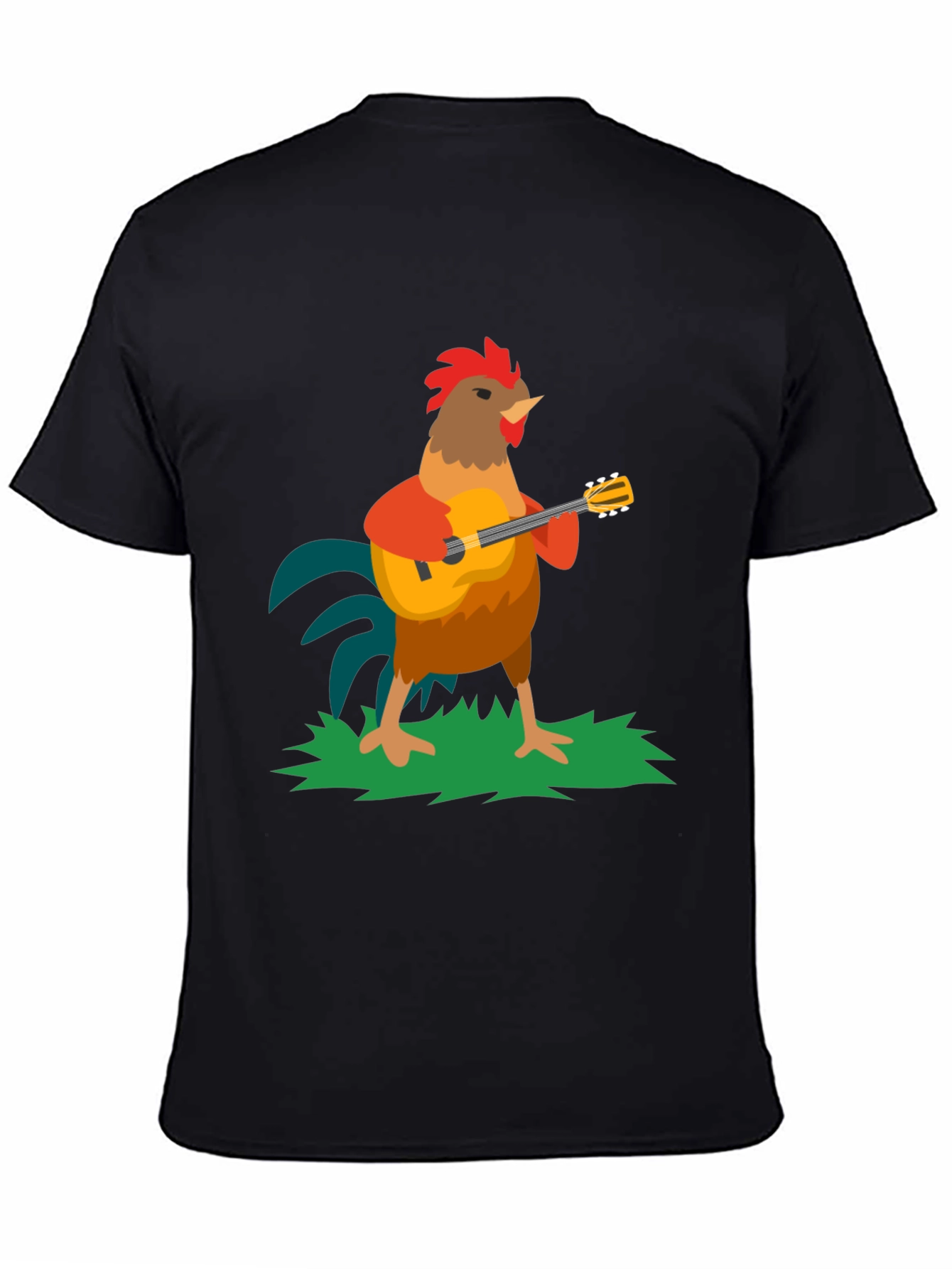 Rooster Musician Graphic Tee