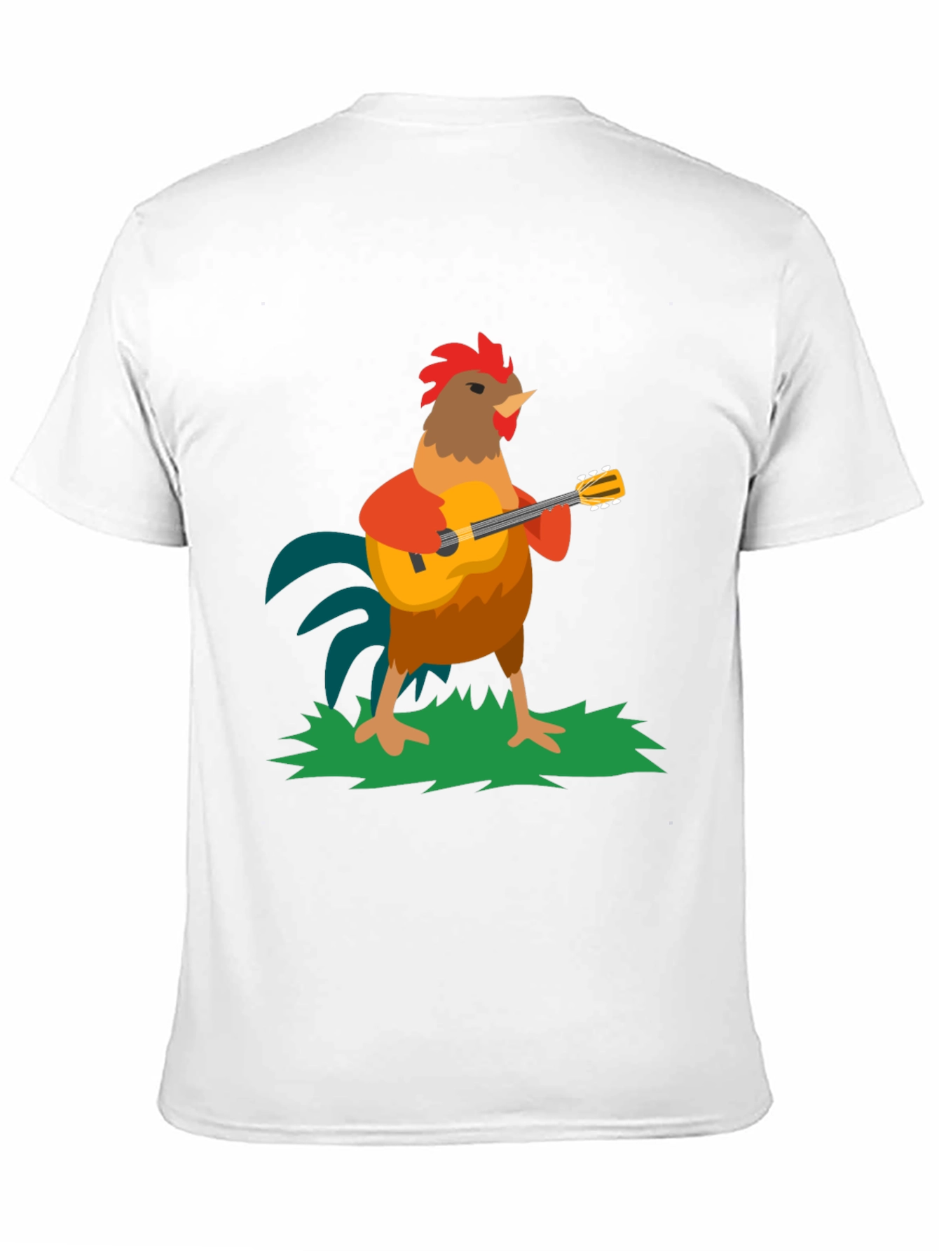 Rooster Musician Graphic Tee