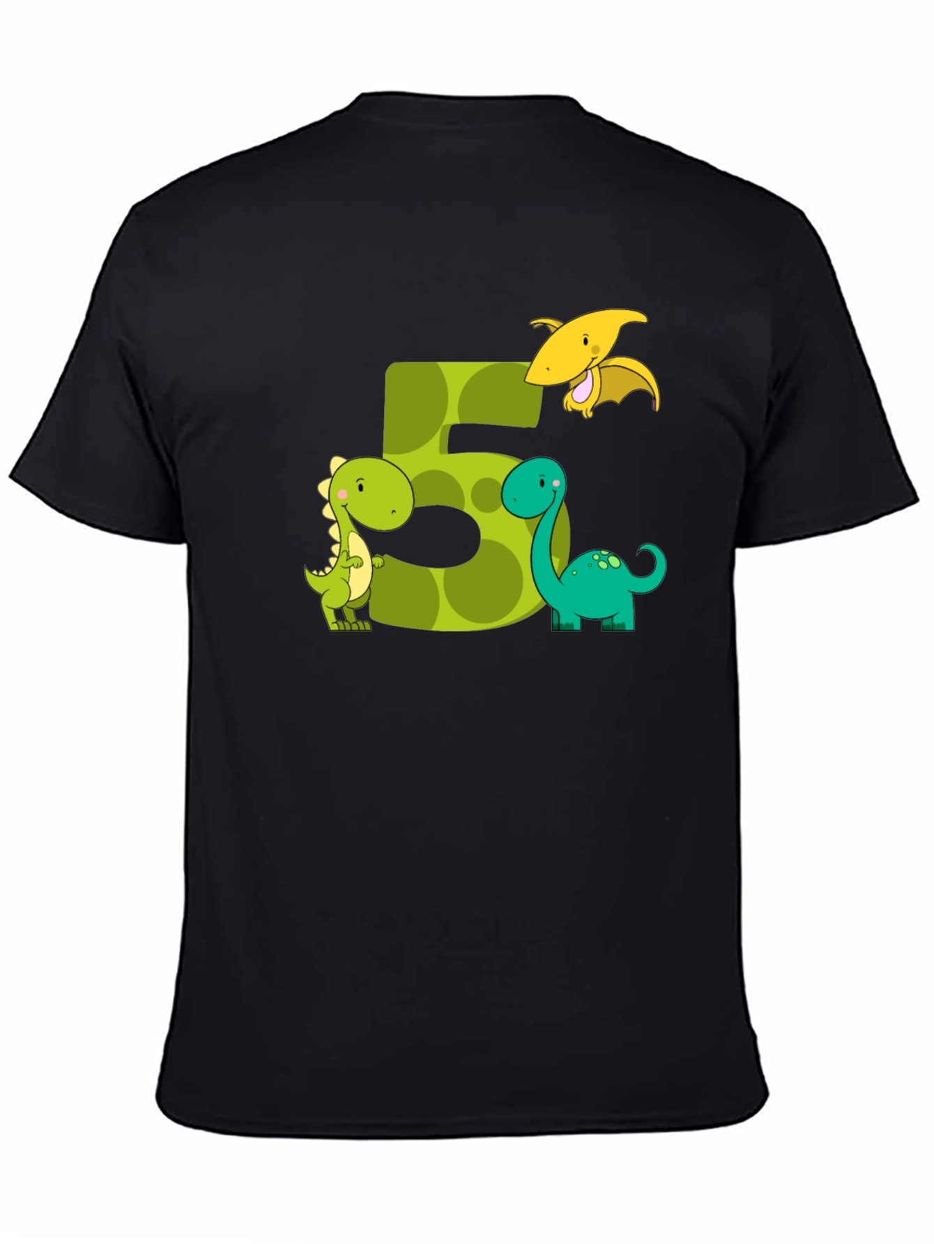 Dinosaur Birthday Number 5 T-Shirt