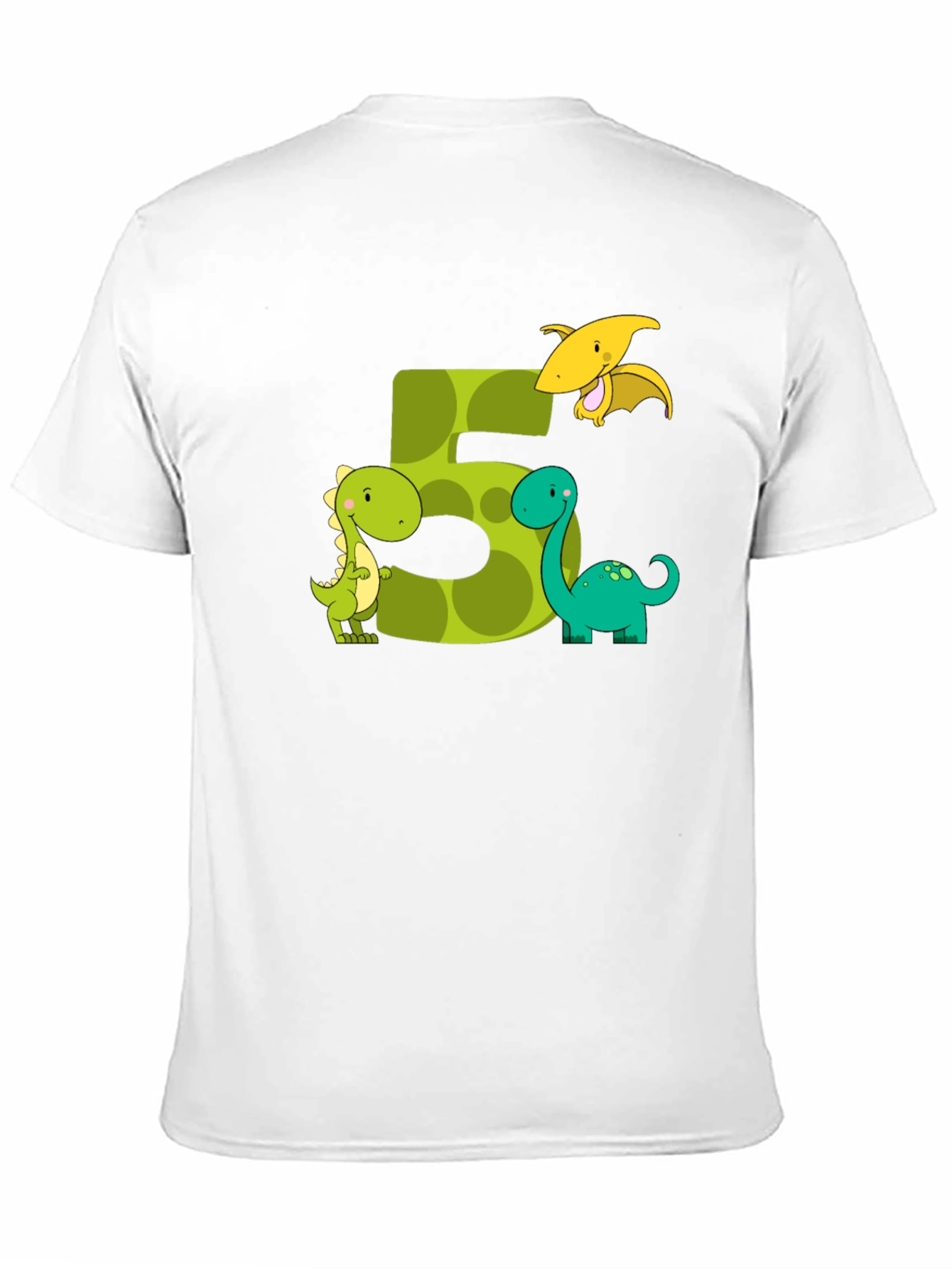 Dinosaur Birthday Number 5 T-Shirt