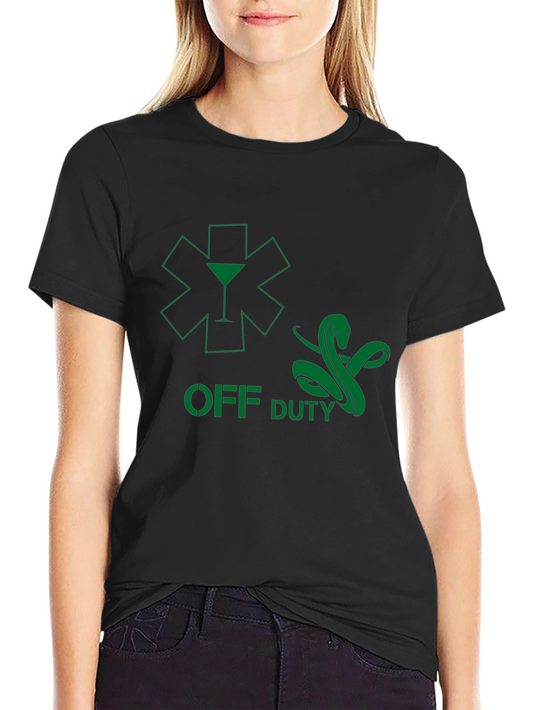 Off Duty T-Shirt - Martini & Snake