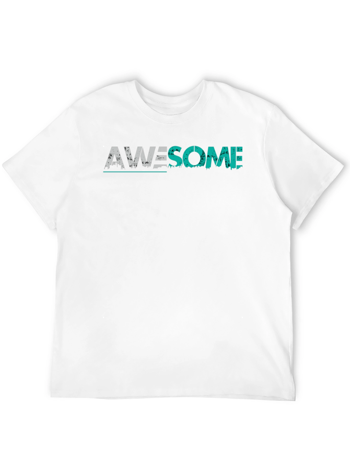 Awesome Graphic Print Black T-Shirt