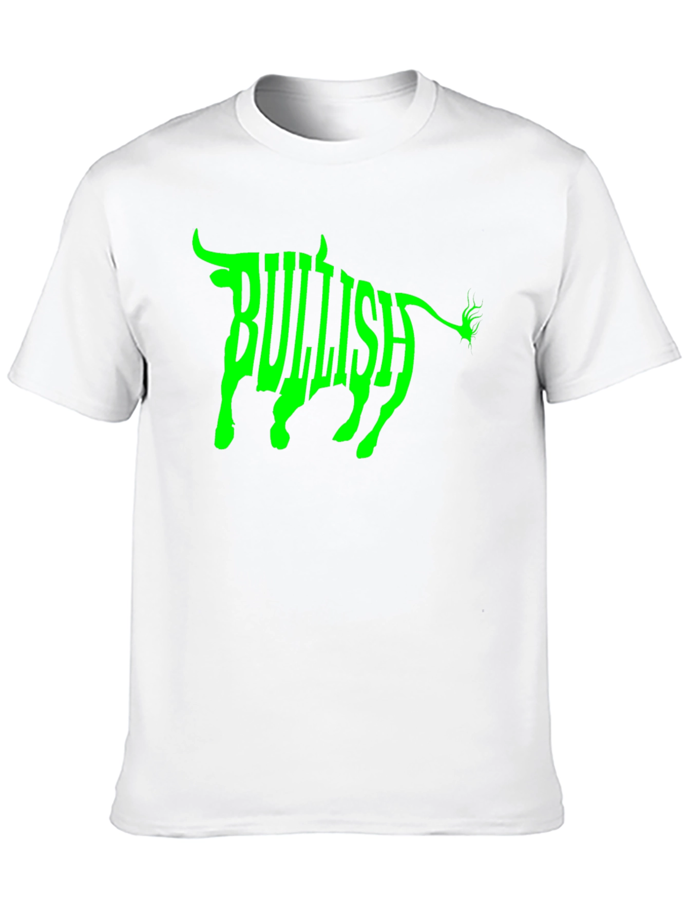 Bullish Graphic Tee - Black Cotton T-Shirt