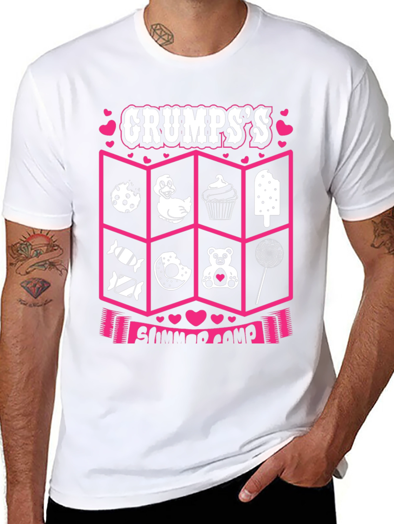 Grumps Summer Camp Graphic T-Shirt
