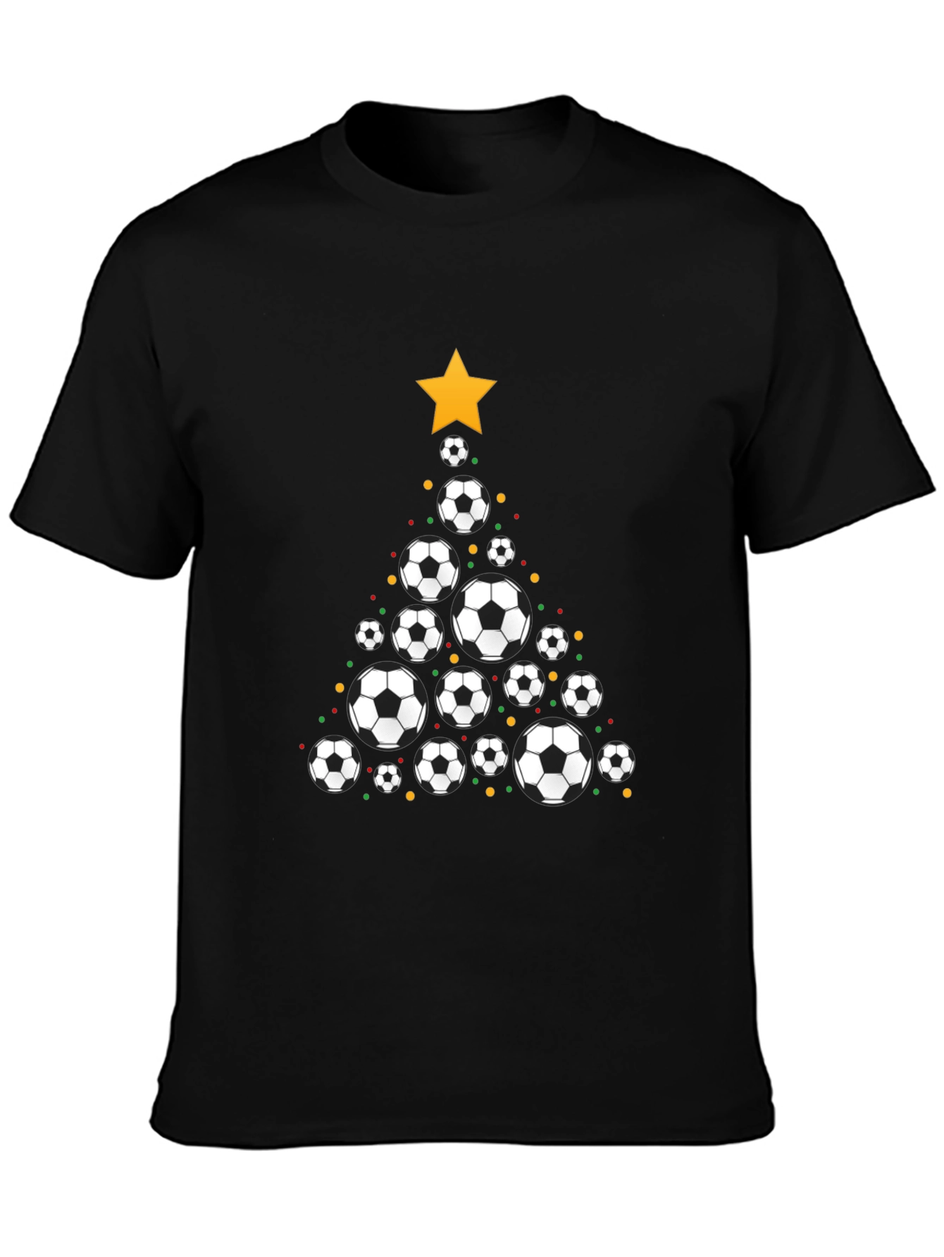 Soccer Christmas Tree T-Shirt - Holiday Festive Tee