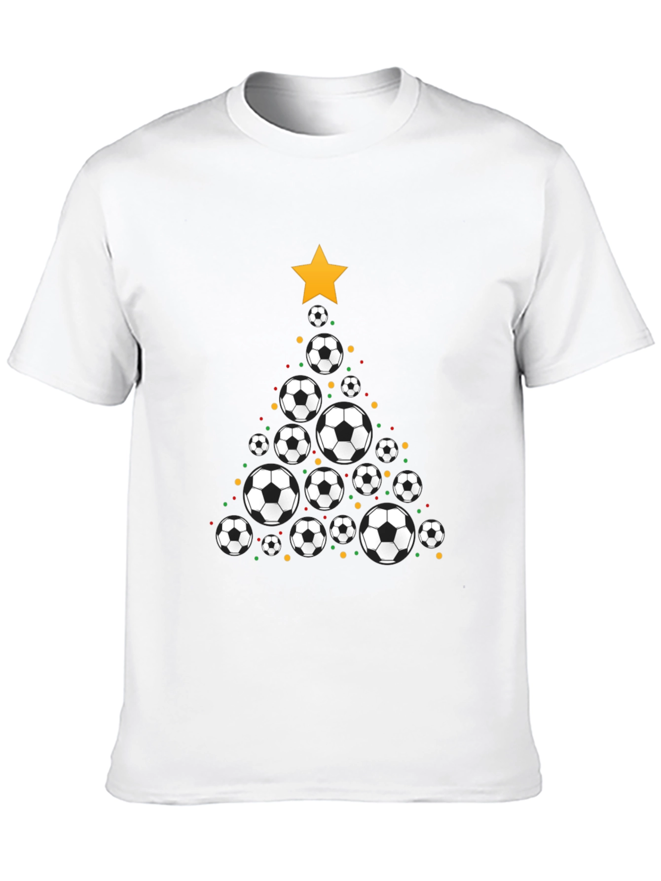 Soccer Christmas Tree T-Shirt - Holiday Festive Tee
