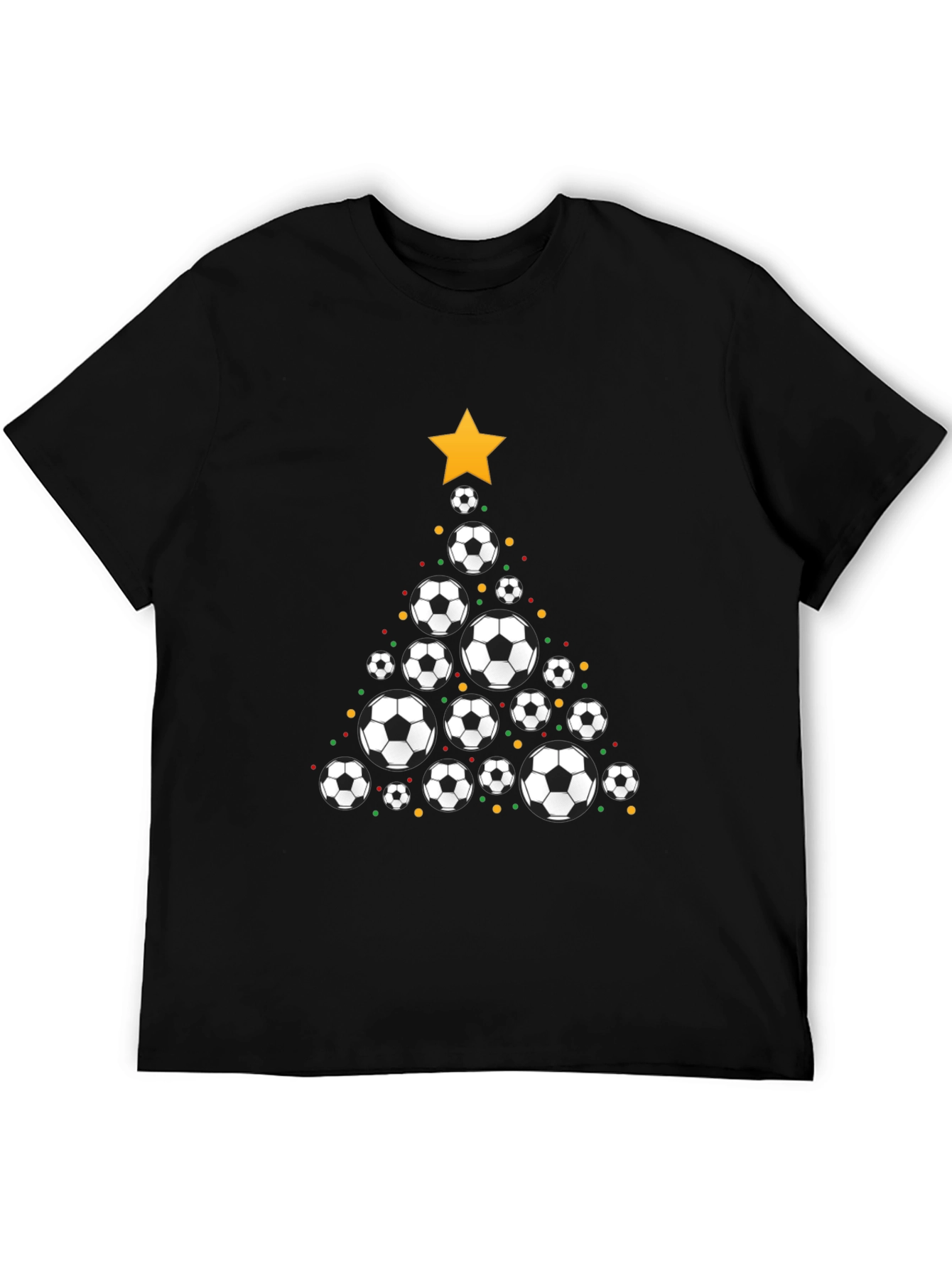 Soccer Christmas Tree T-Shirt - Holiday Festive Tee