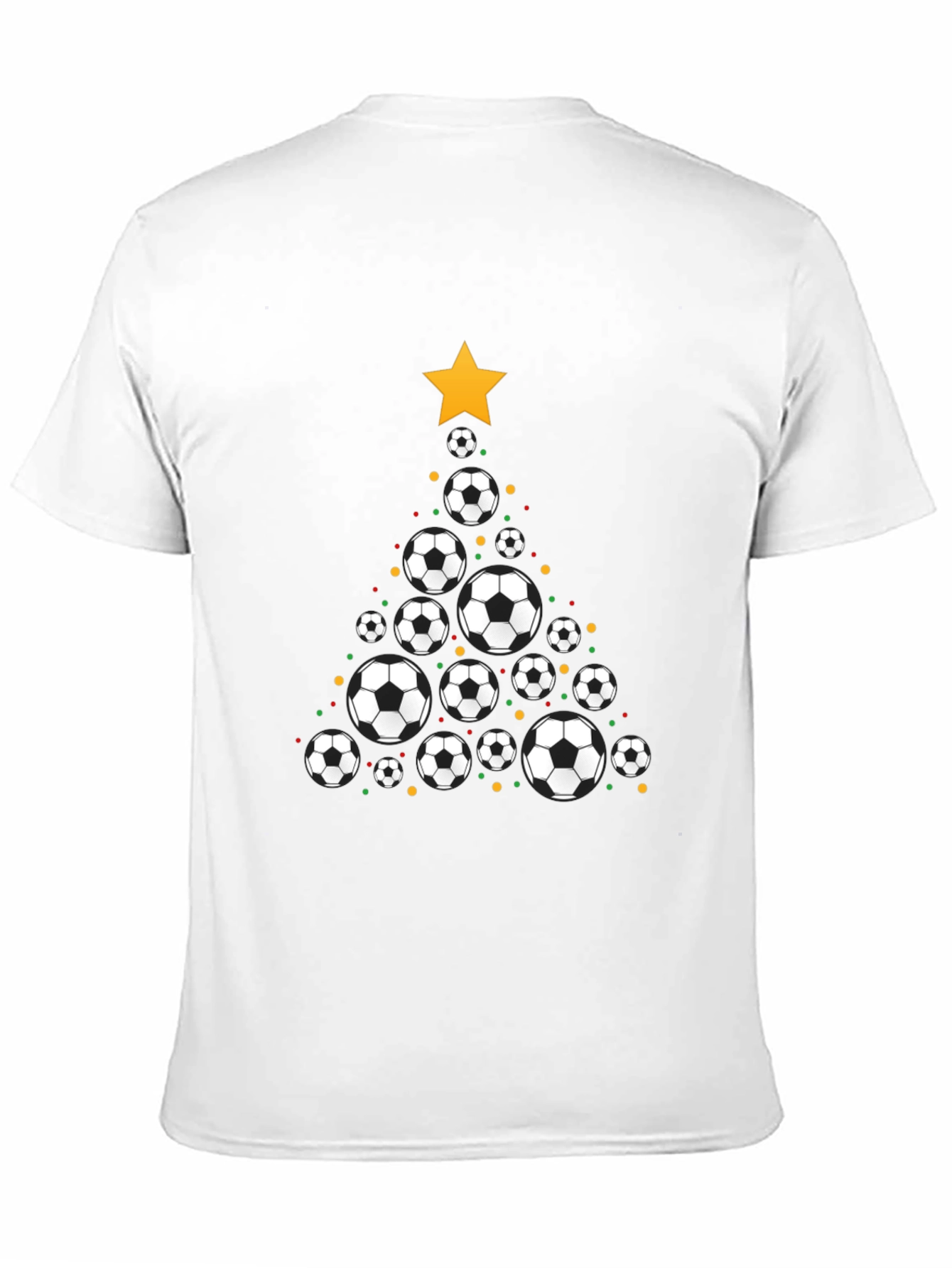 Soccer Christmas Tree T-Shirt - Holiday Festive Tee