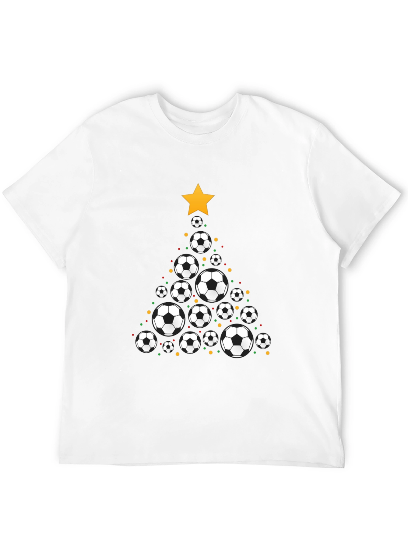 Soccer Christmas Tree T-Shirt - Holiday Festive Tee
