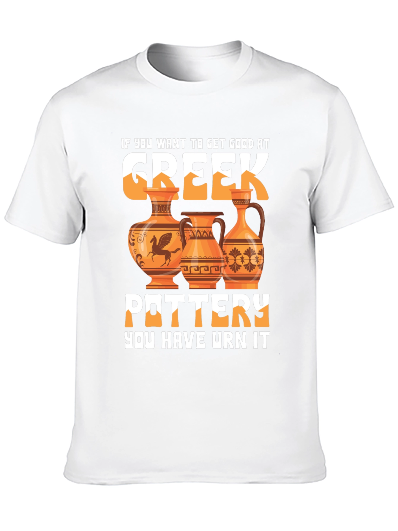 Greek Pottery T-Shirt - Funny Design