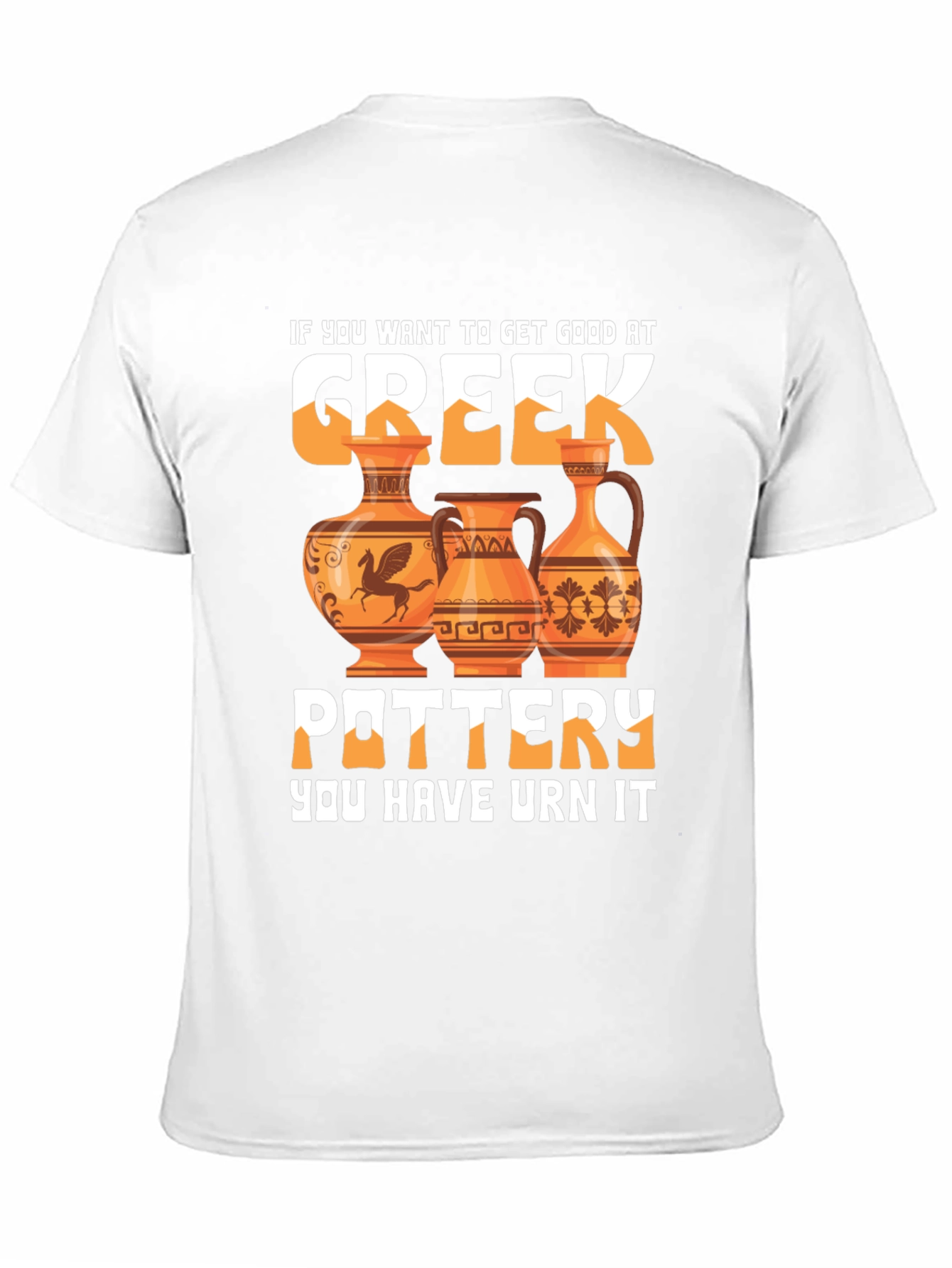 Greek Pottery T-Shirt - Funny Design