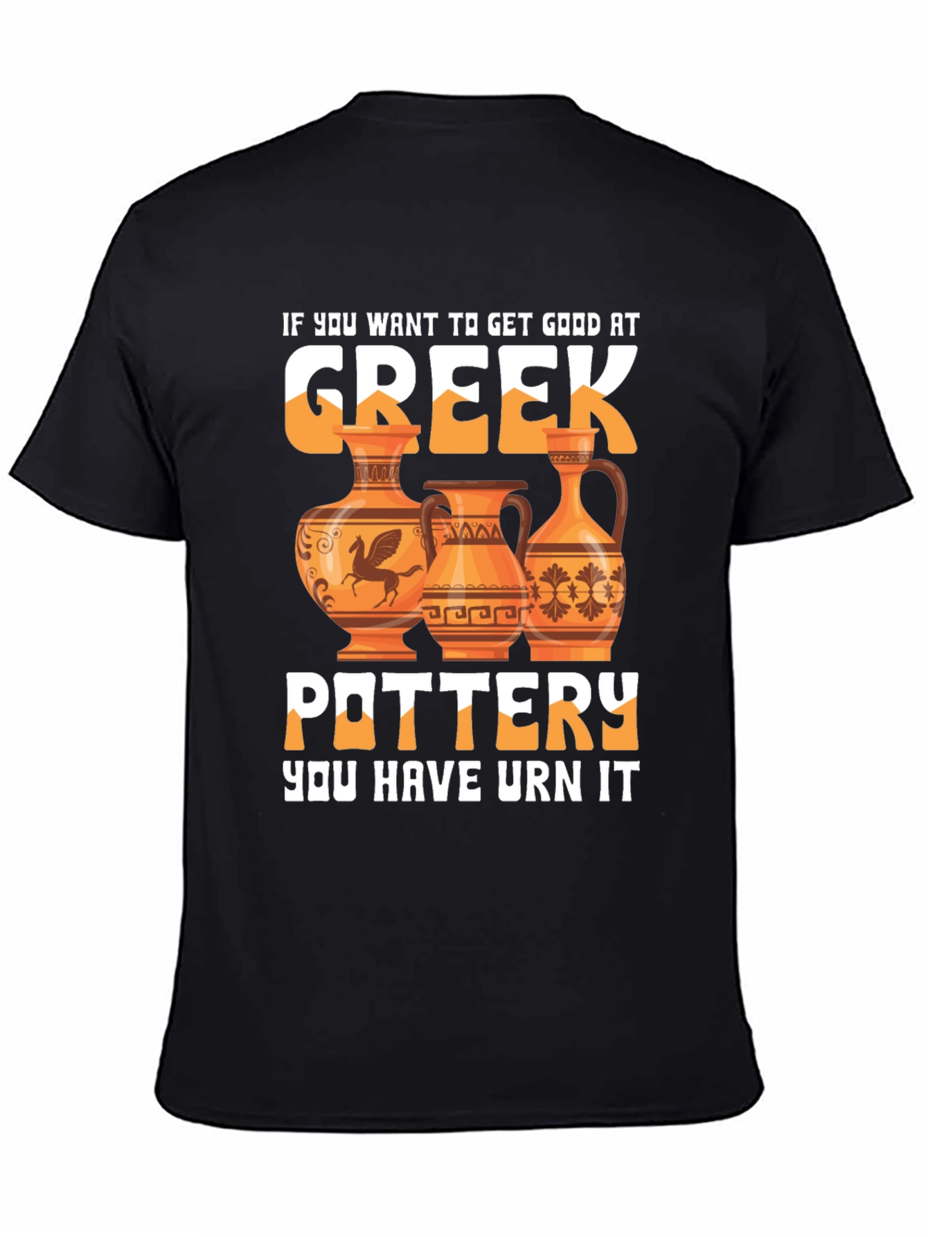 Greek Pottery T-Shirt - Funny Design