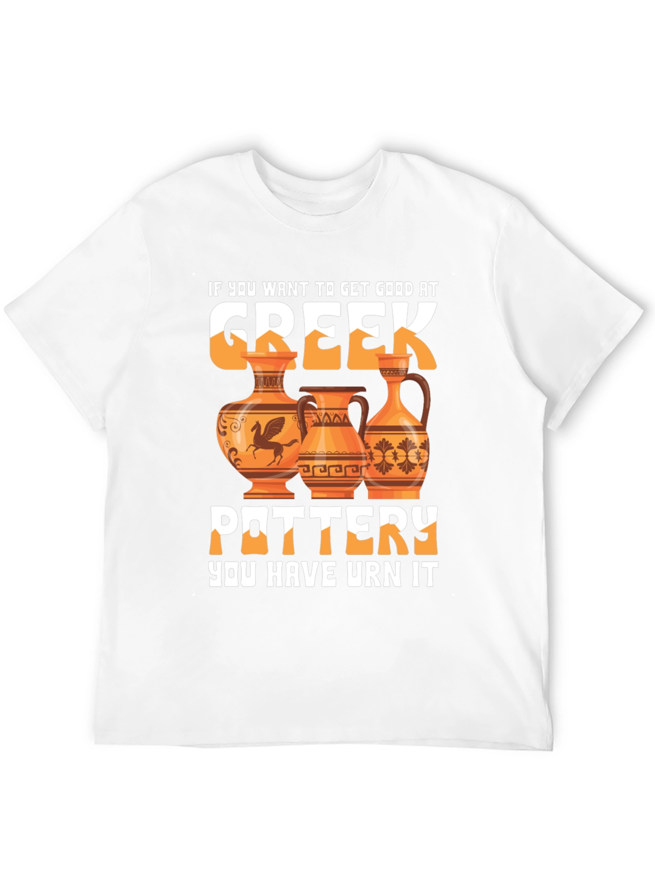Greek Pottery T-Shirt - Funny Design