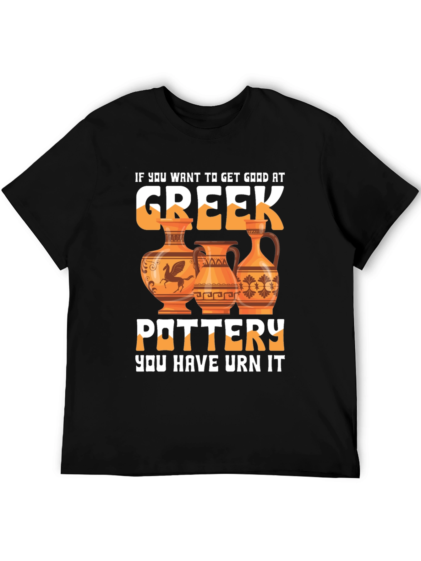Greek Pottery T-Shirt - Funny Design