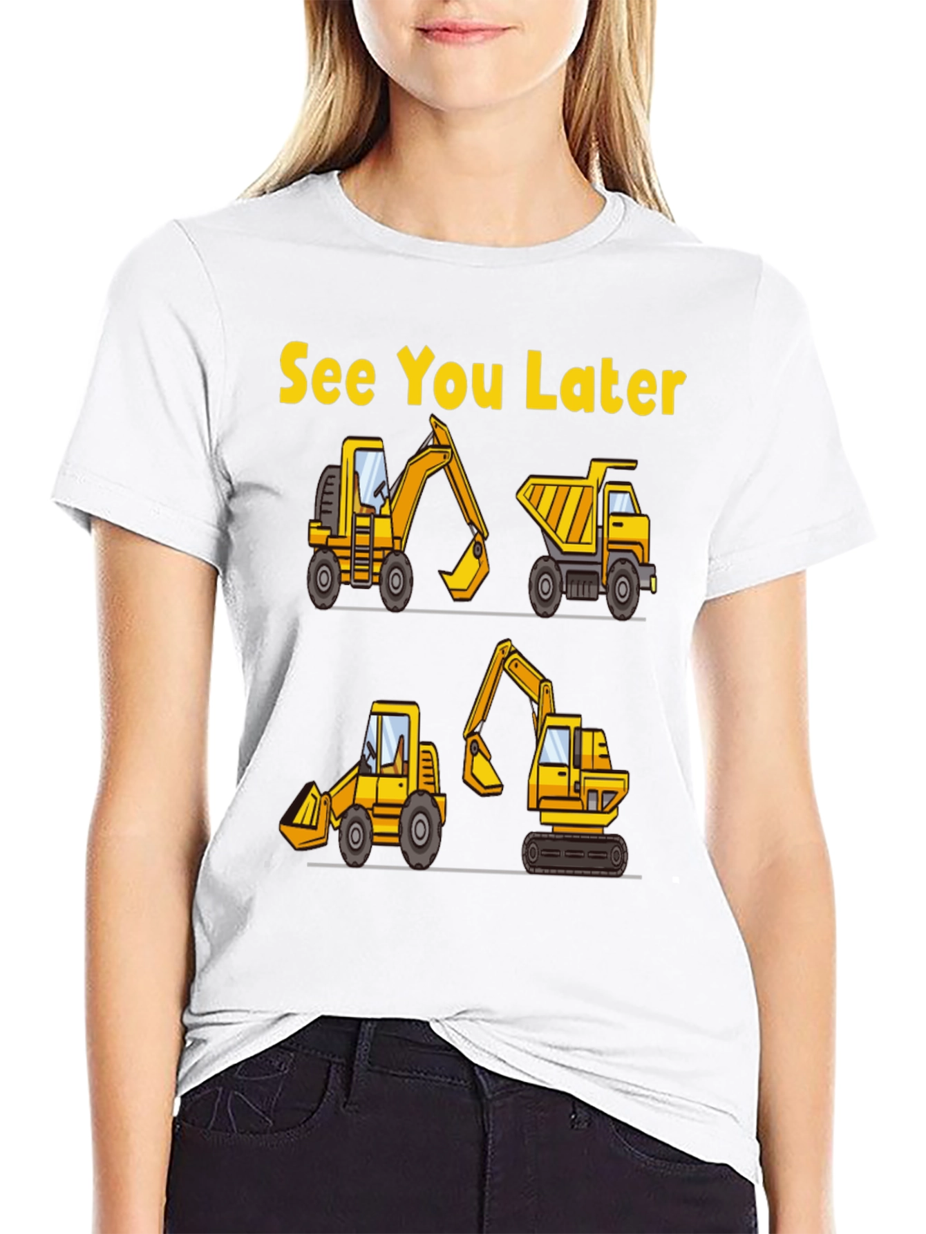 See You Later Construction T-Shirt
