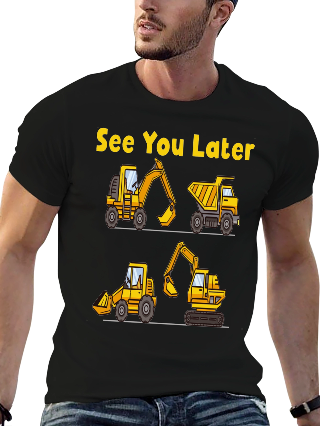 See You Later Construction T-Shirt