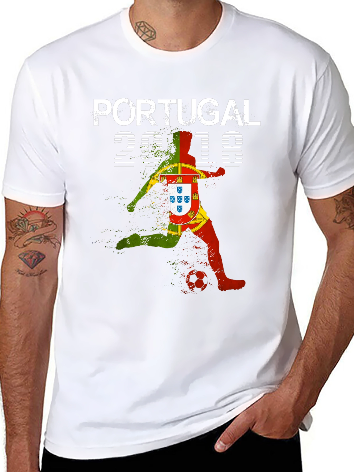 Portugal Soccer Fan T-Shirt - 2018 Graphic Tee