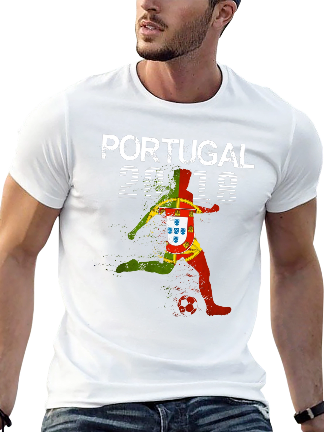 Portugal Soccer Fan T-Shirt - 2018 Graphic Tee