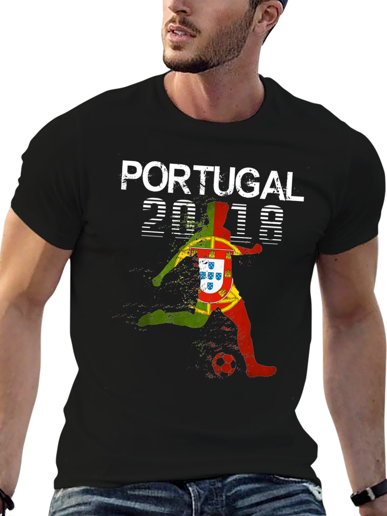 Portugal Soccer Fan T-Shirt - 2018 Graphic Tee