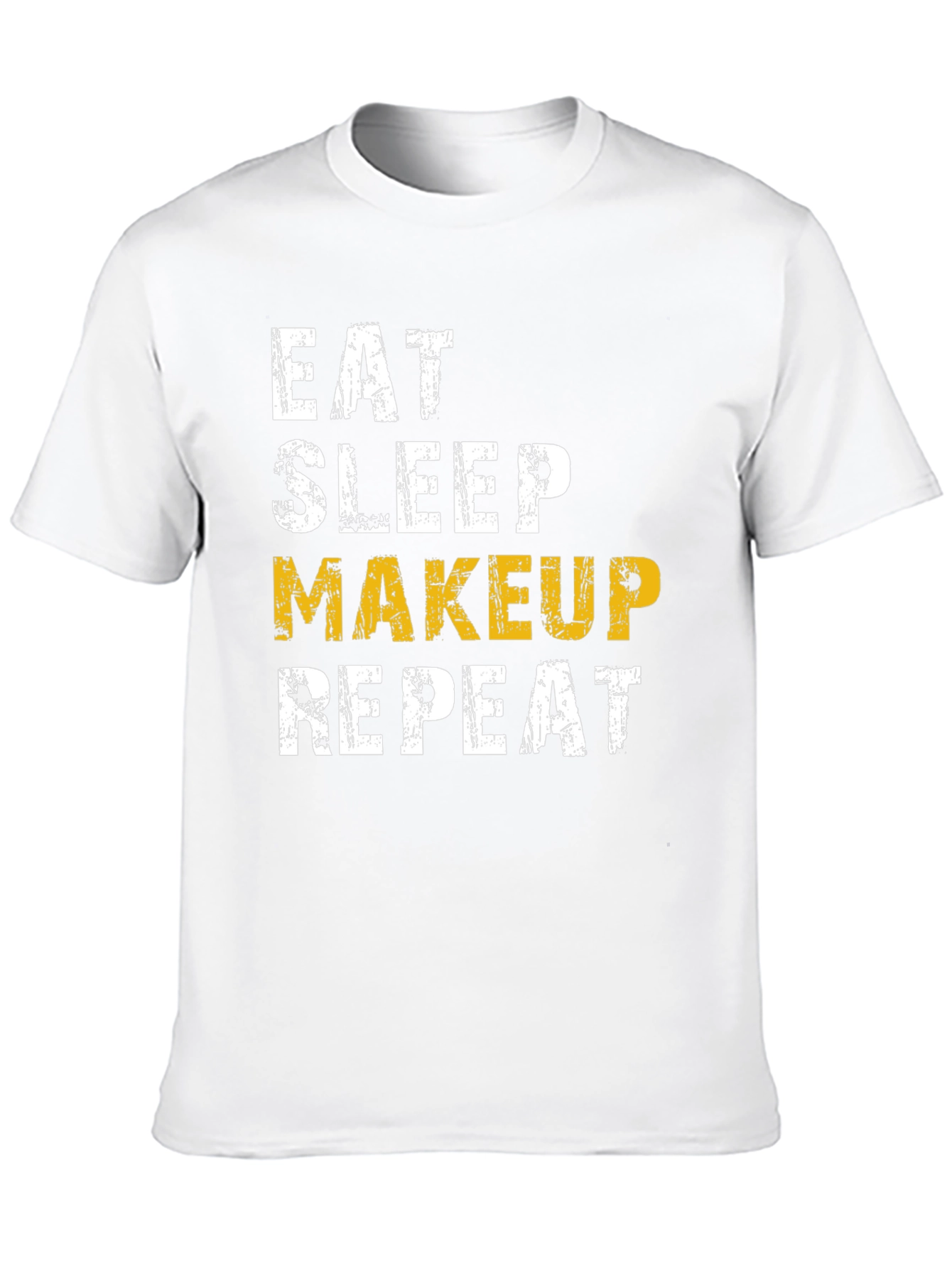 Eat Sleep Makeup Repeat Black Graphic T-Shirt