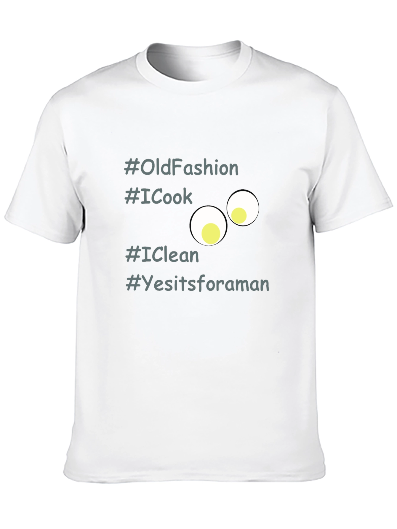 Funny #OldFashion Graphic Black T-Shirt for Men