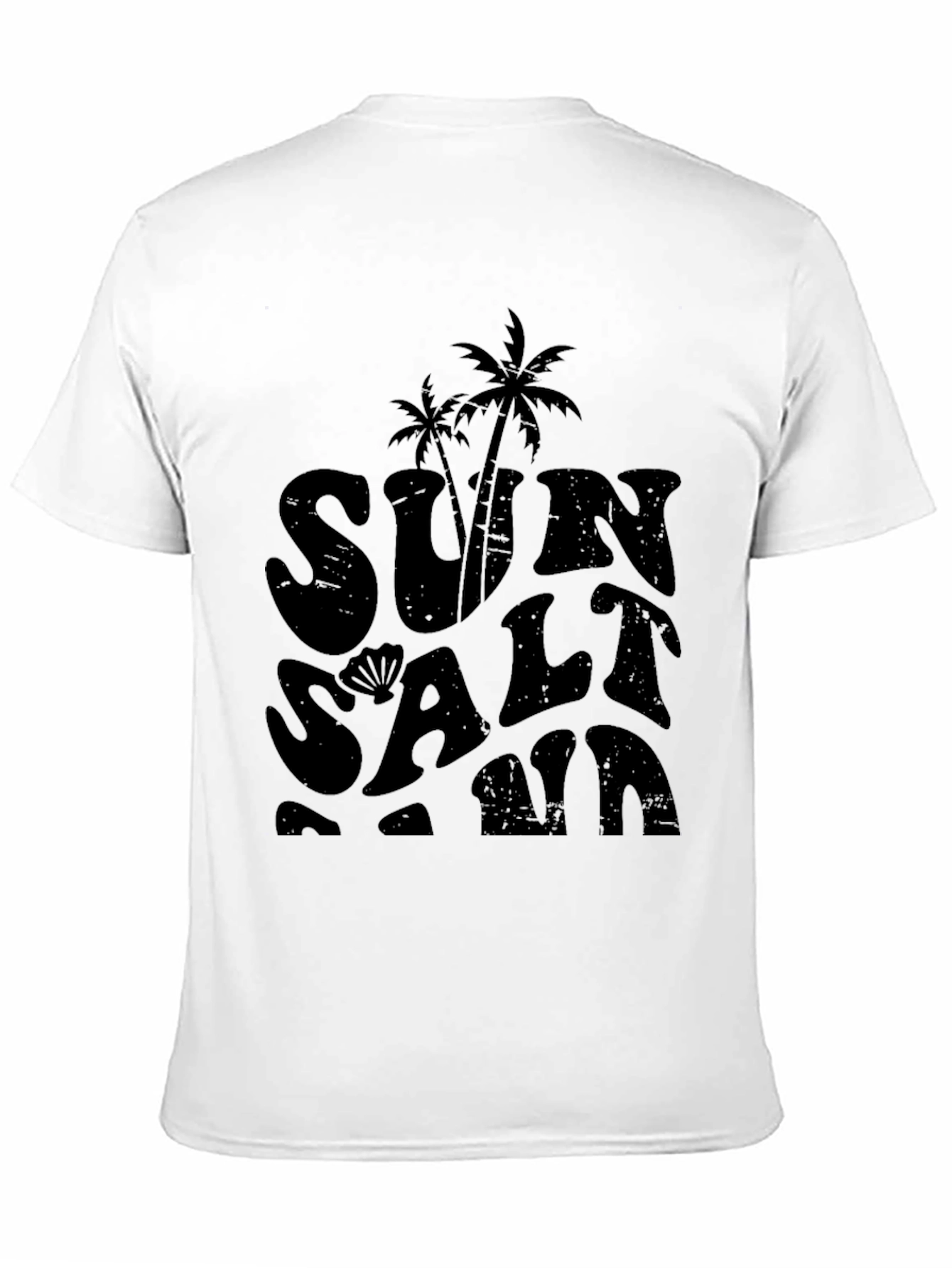 Sun Salt Sand Black Graphic Tee