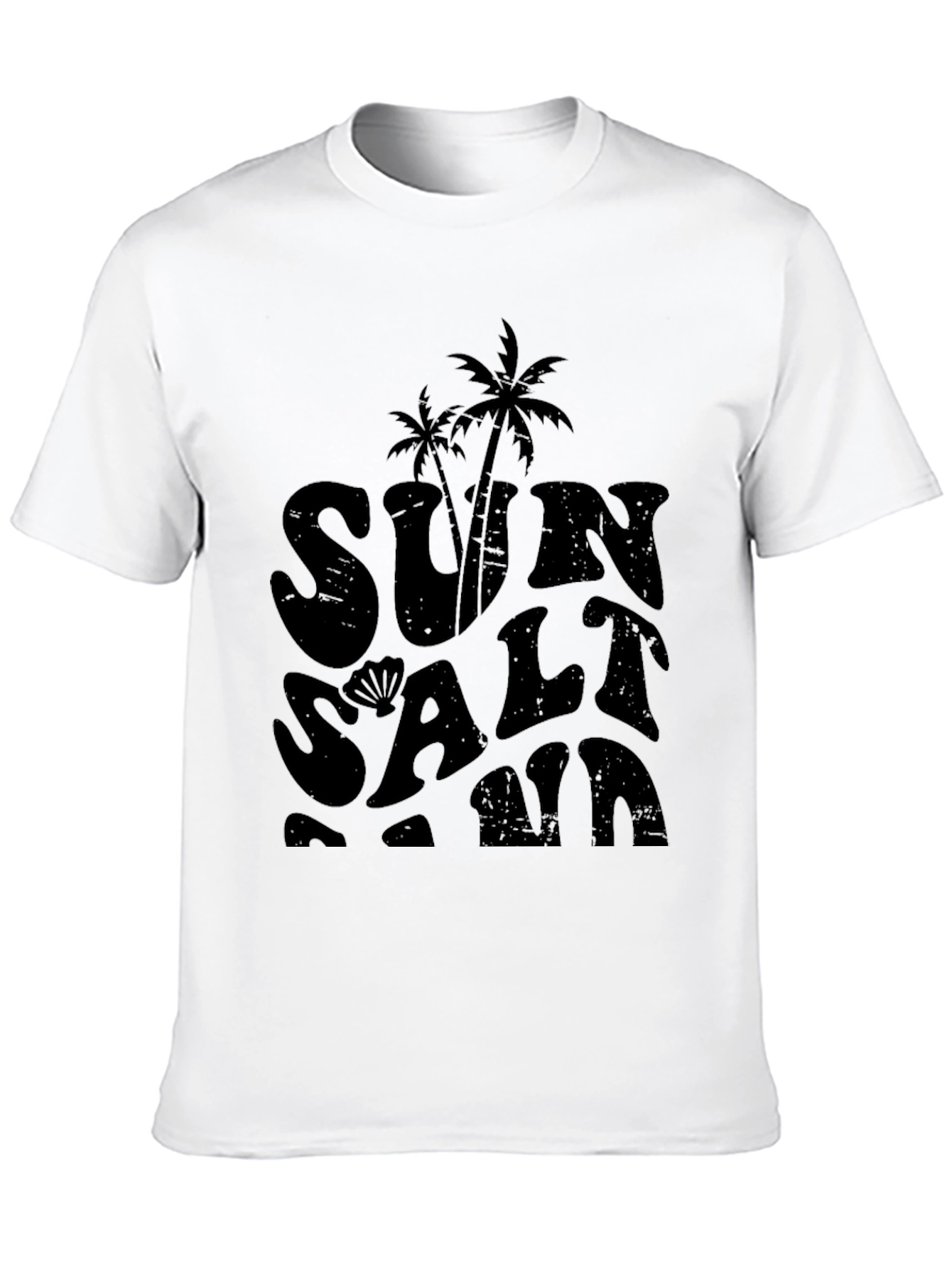 Sun Salt Sand Black Graphic Tee