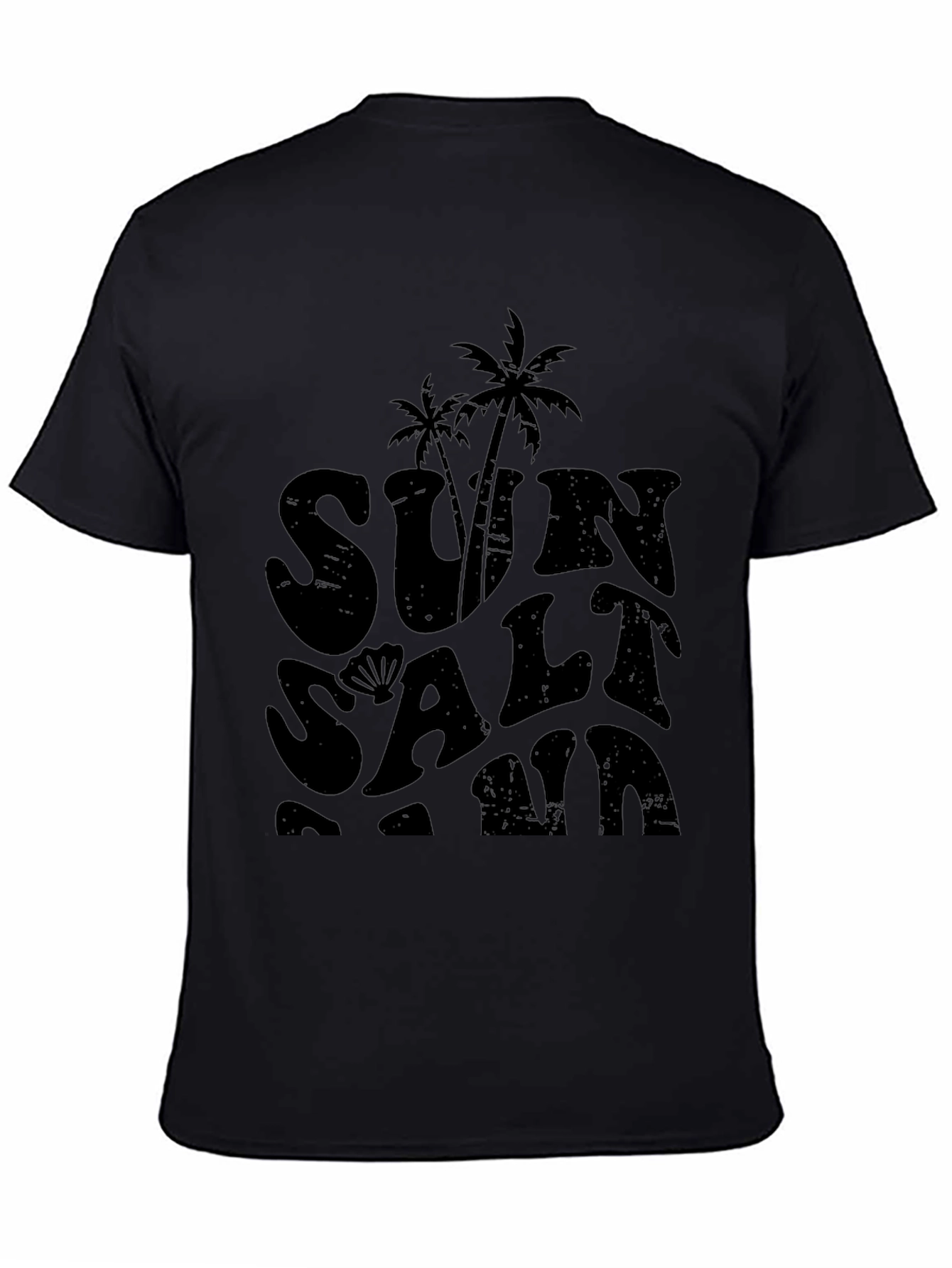 Sun Salt Sand Black Graphic Tee