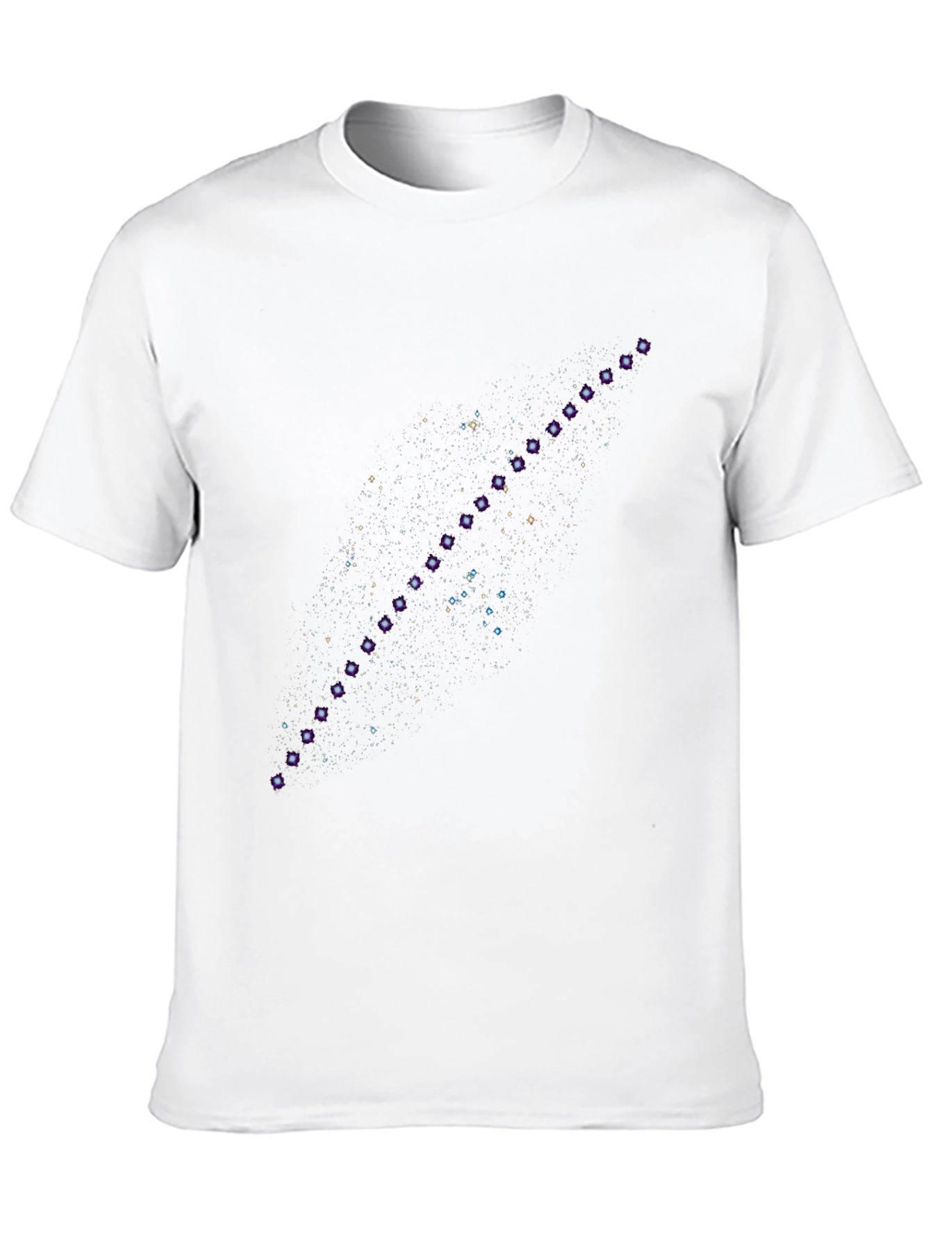 Celestial Constellation Graphic Tee - Black Cotton