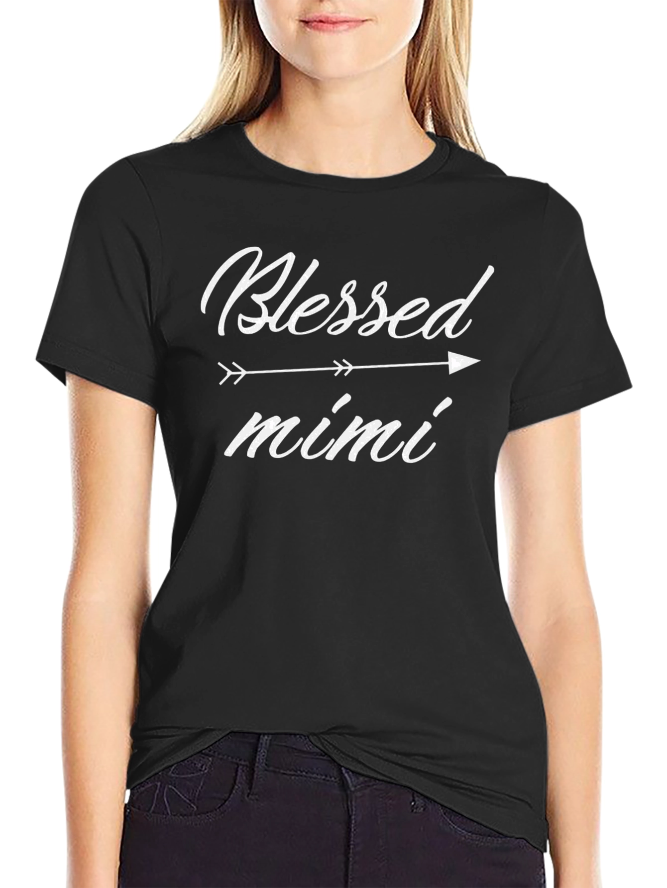 Blessed Mimi Arrow T-Shirt - Gift for Grandma