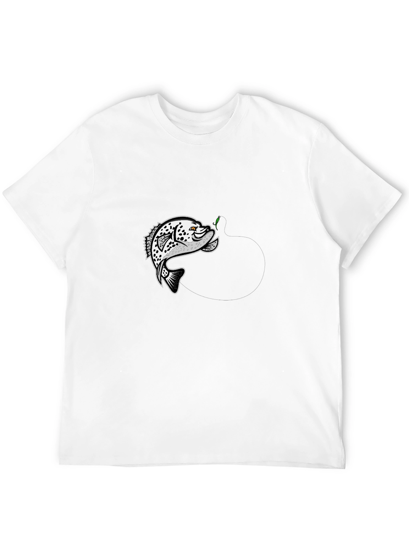 Fish Graphic Black T-Shirt - Anglers Style