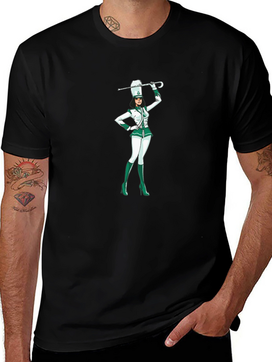 Drum Majorette T-Shirt - Novelty Design