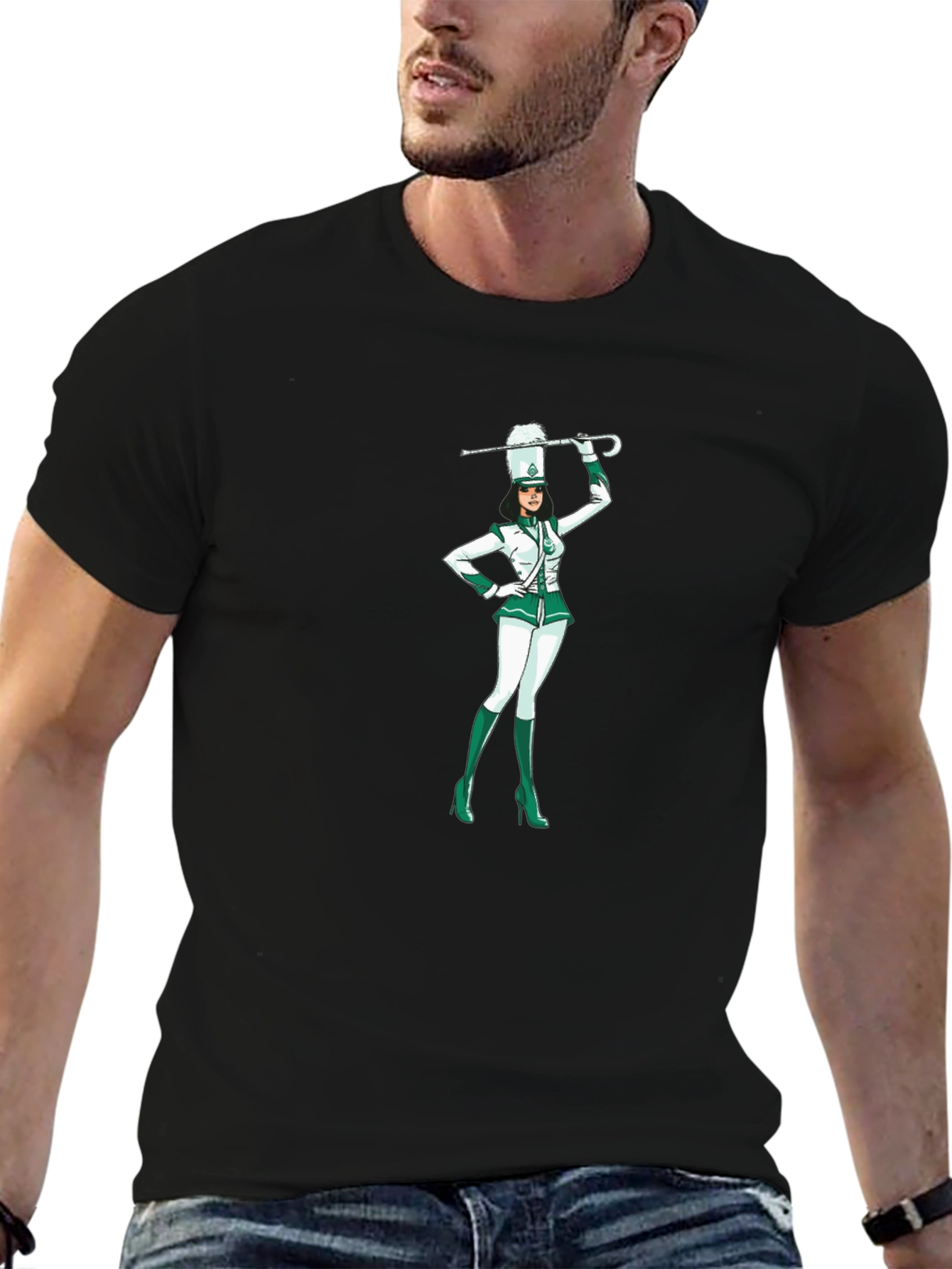 Drum Majorette T-Shirt - Novelty Design