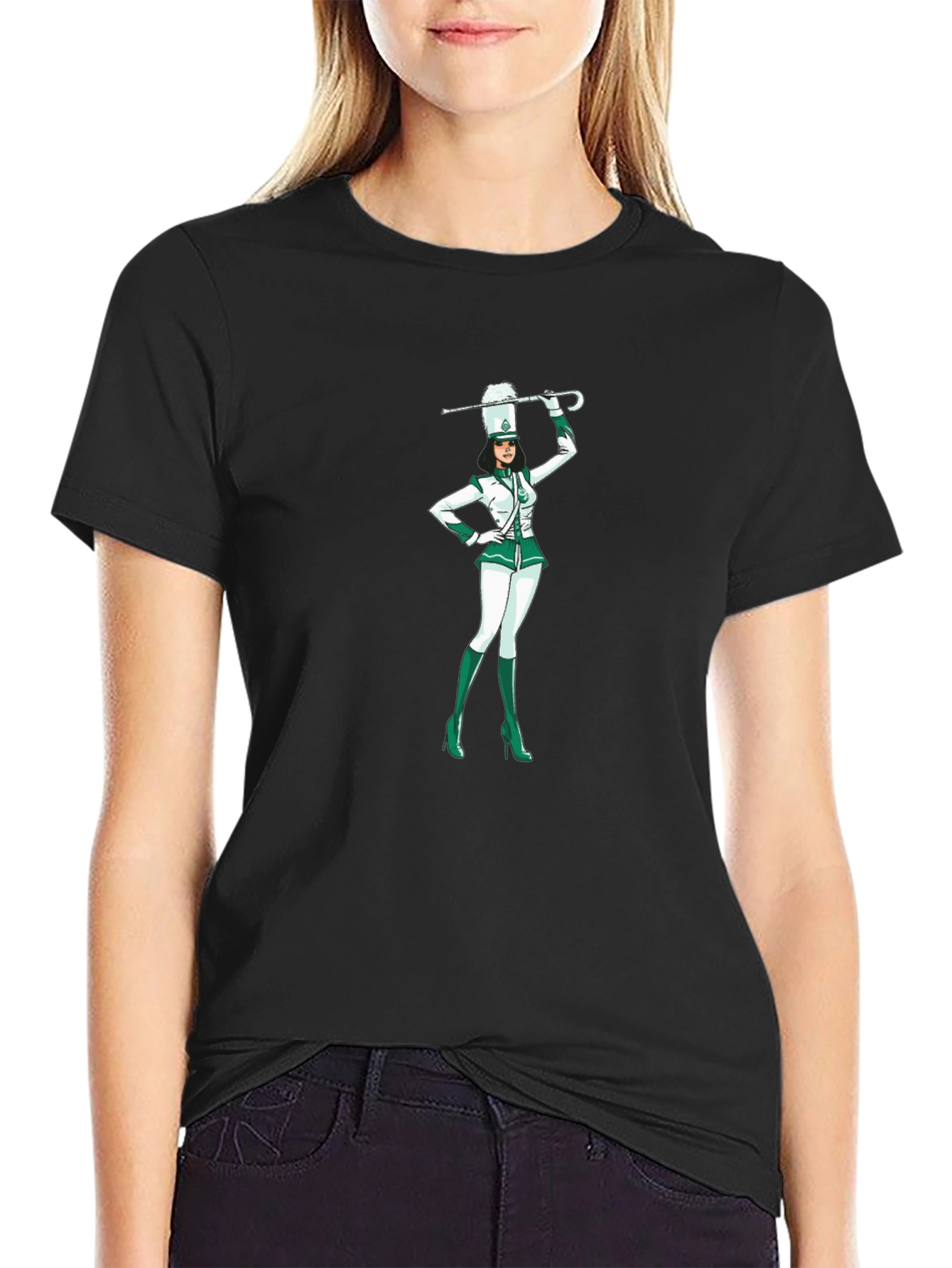 Drum Majorette T-Shirt - Novelty Design