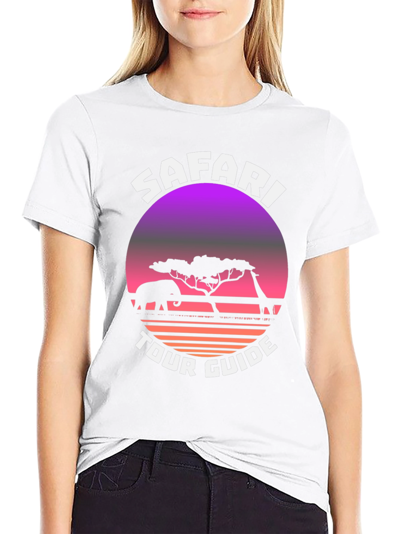Safari Tour Guide Graphic T-Shirt