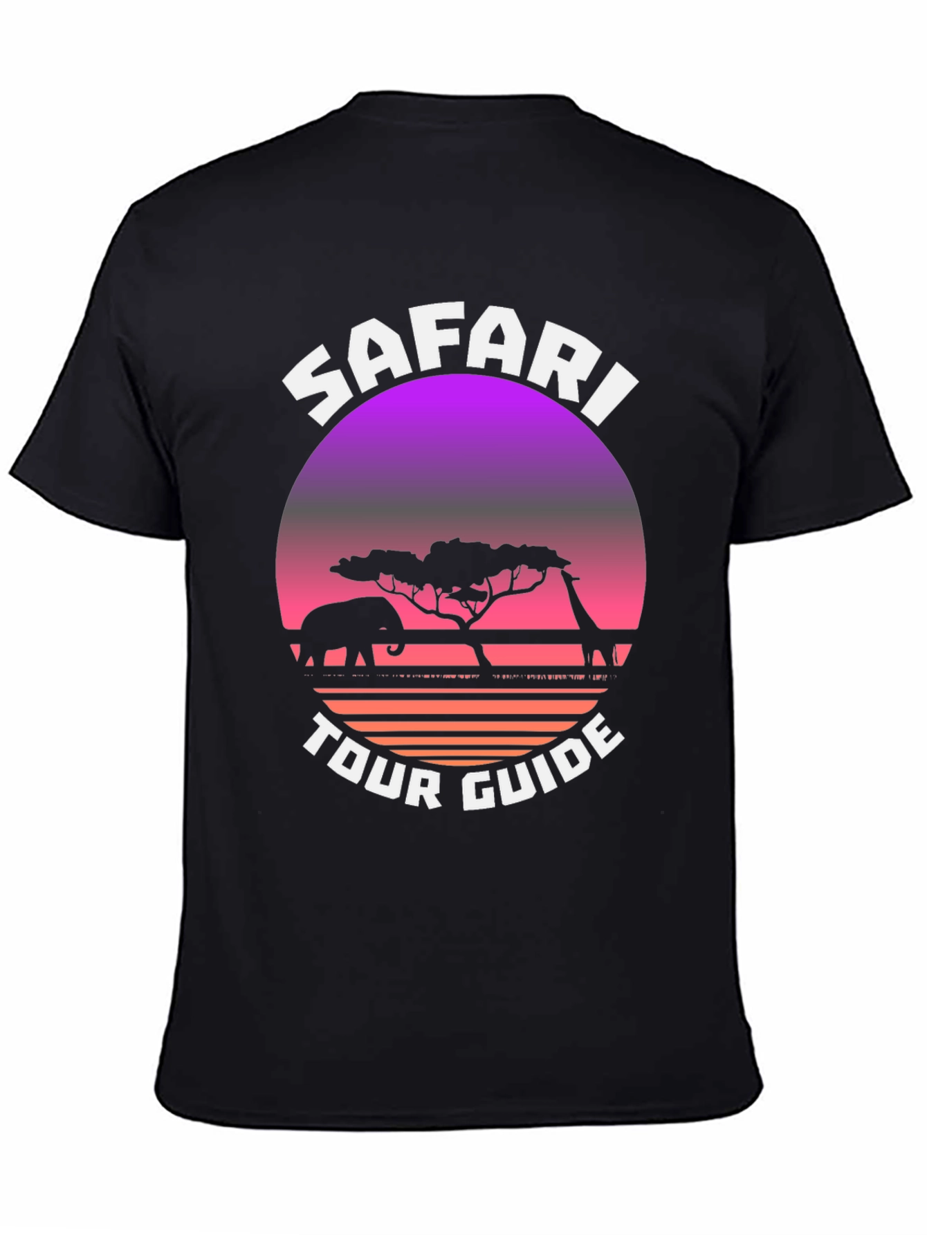 Safari Tour Guide Graphic T-Shirt