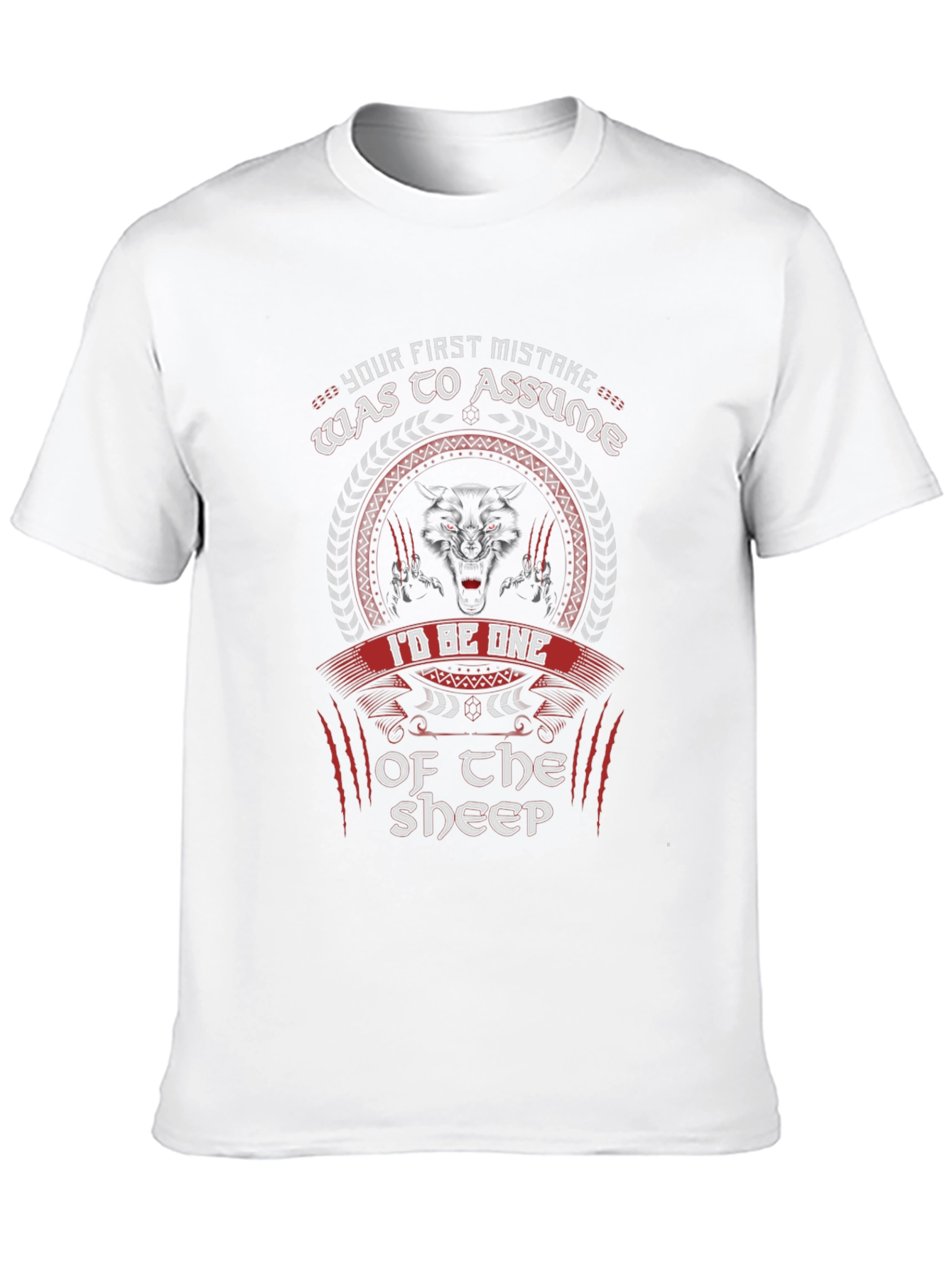 Wolf Pack T-Shirt: Id Be One of the Sheep