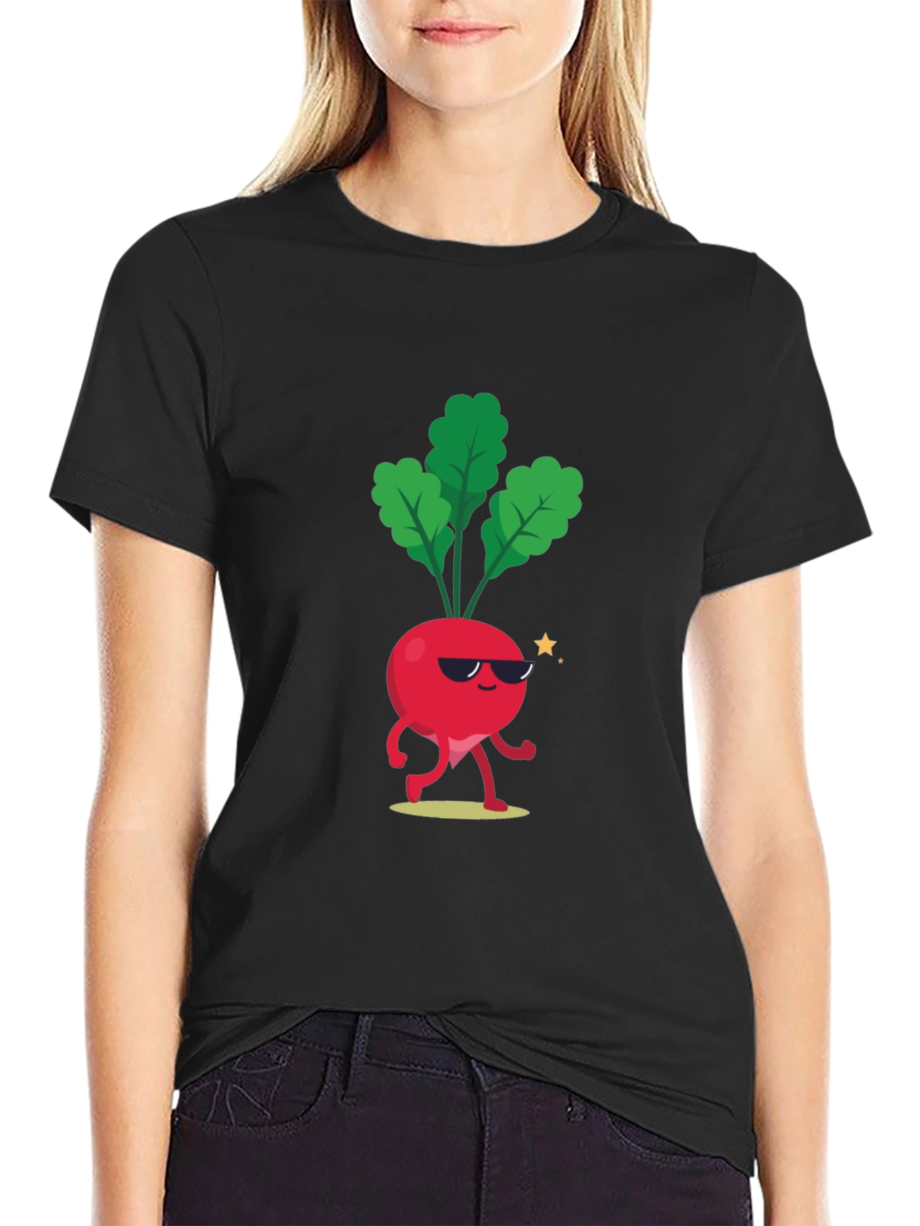 Cool Beet T-Shirt - Funny Cartoon Vegetable Tee