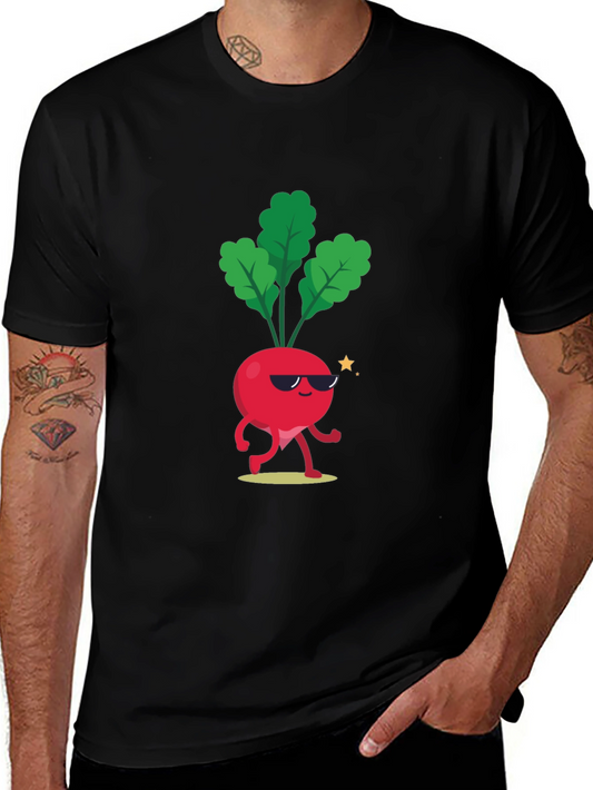 Cool Beet T-Shirt - Funny Cartoon Vegetable Tee