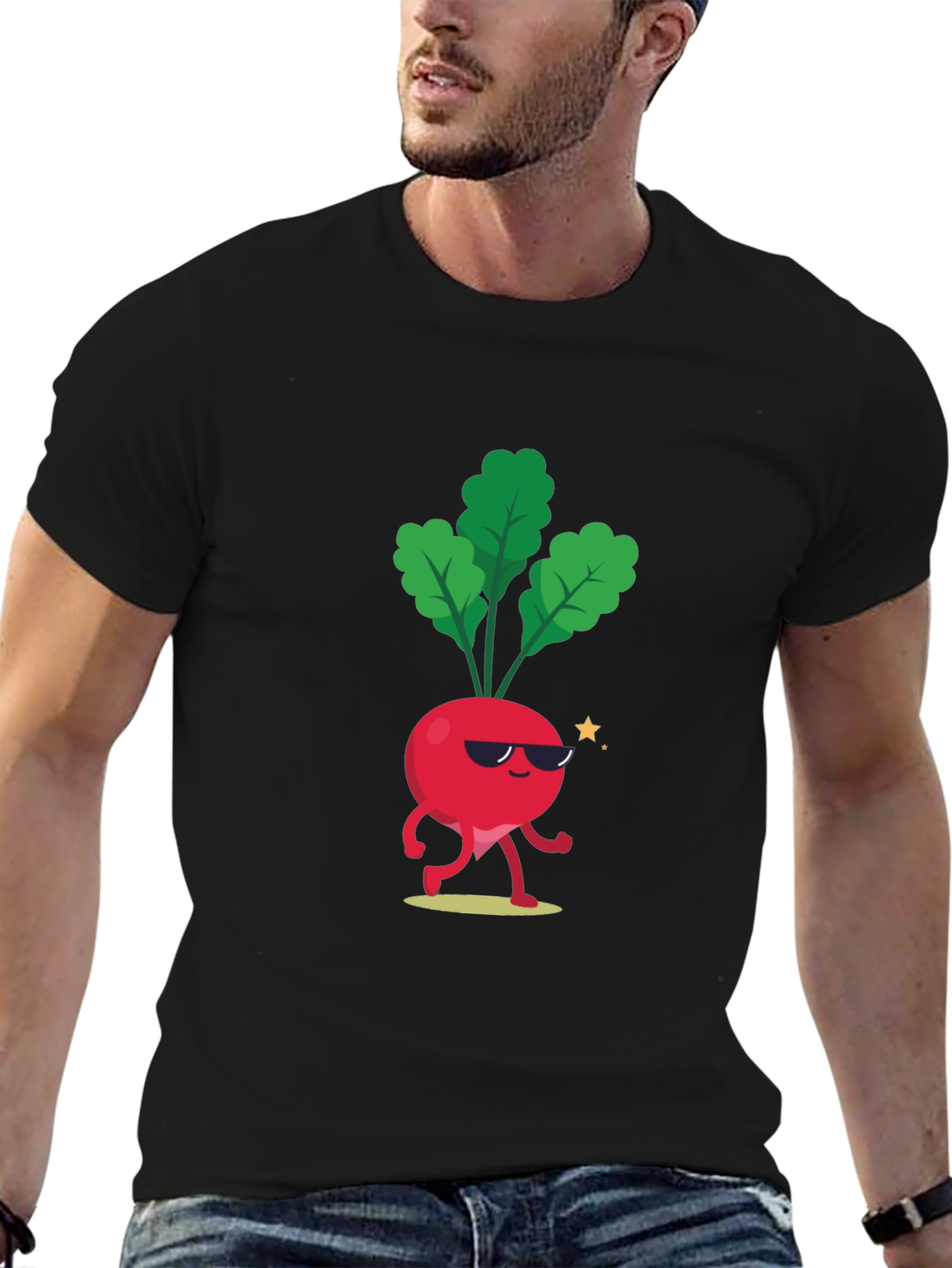 Cool Beet T-Shirt - Funny Cartoon Vegetable Tee