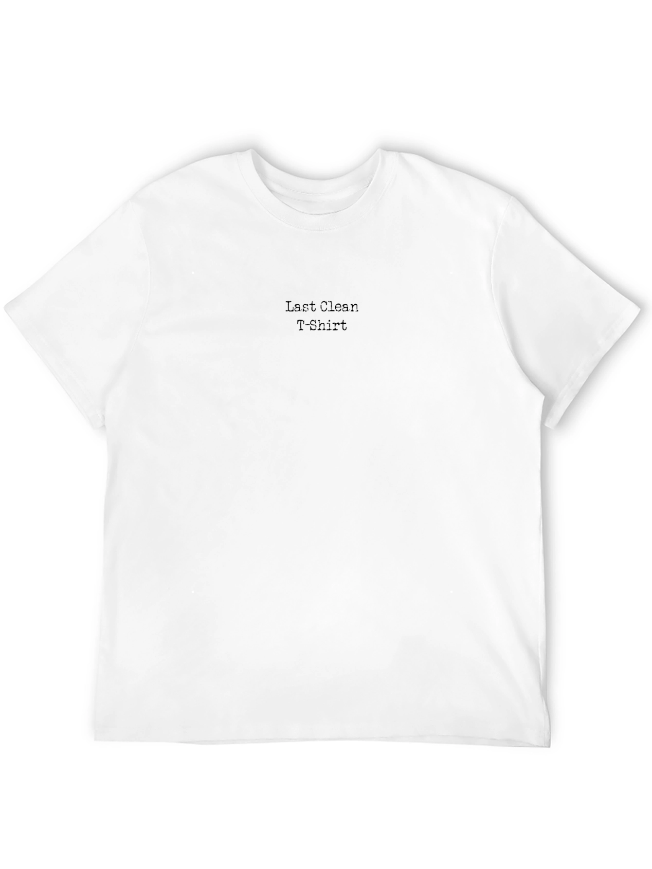 Last Clean T-Shirt - Classic Black Tee