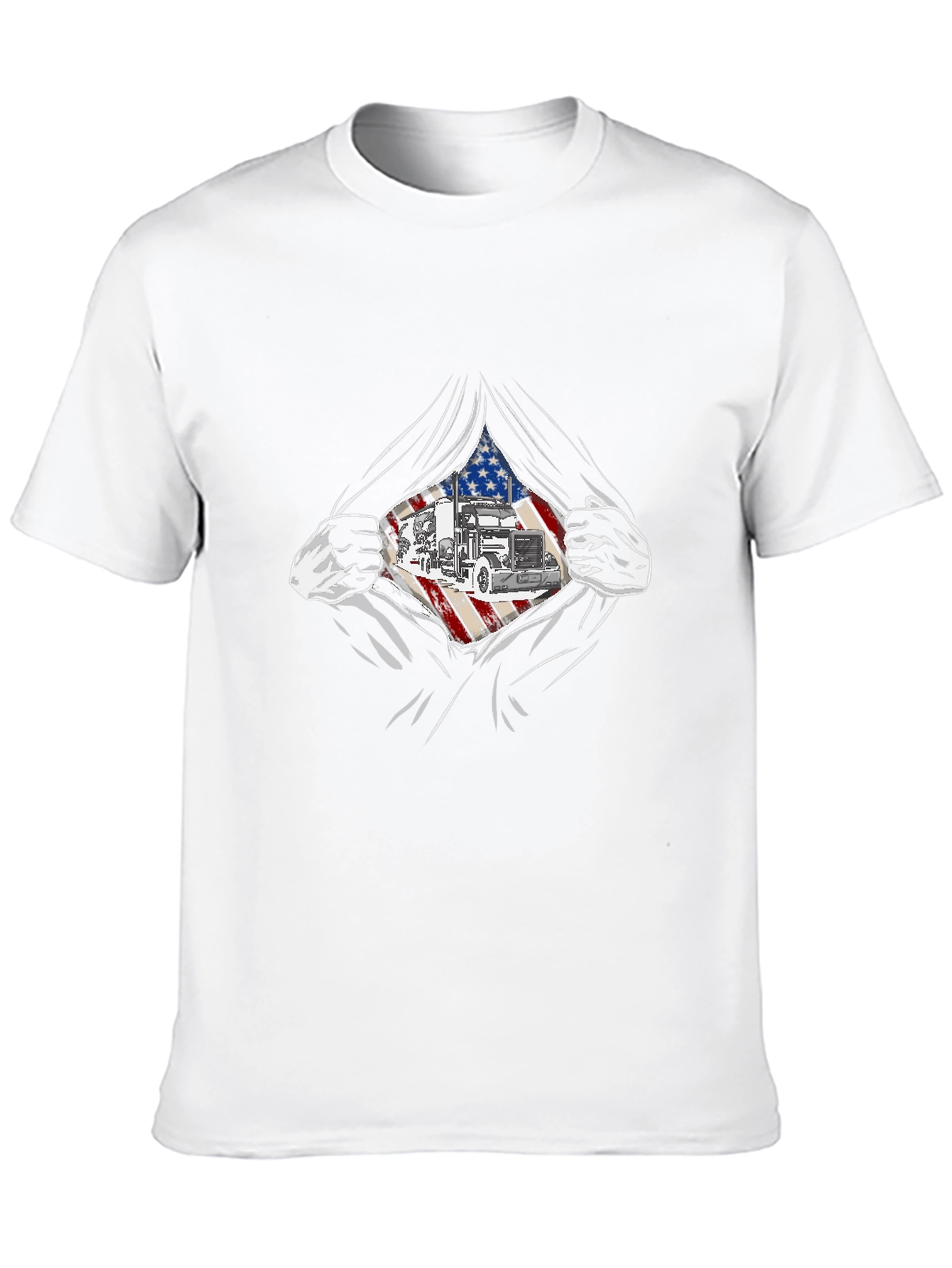American Trucker Pride Graphic Tee - Black