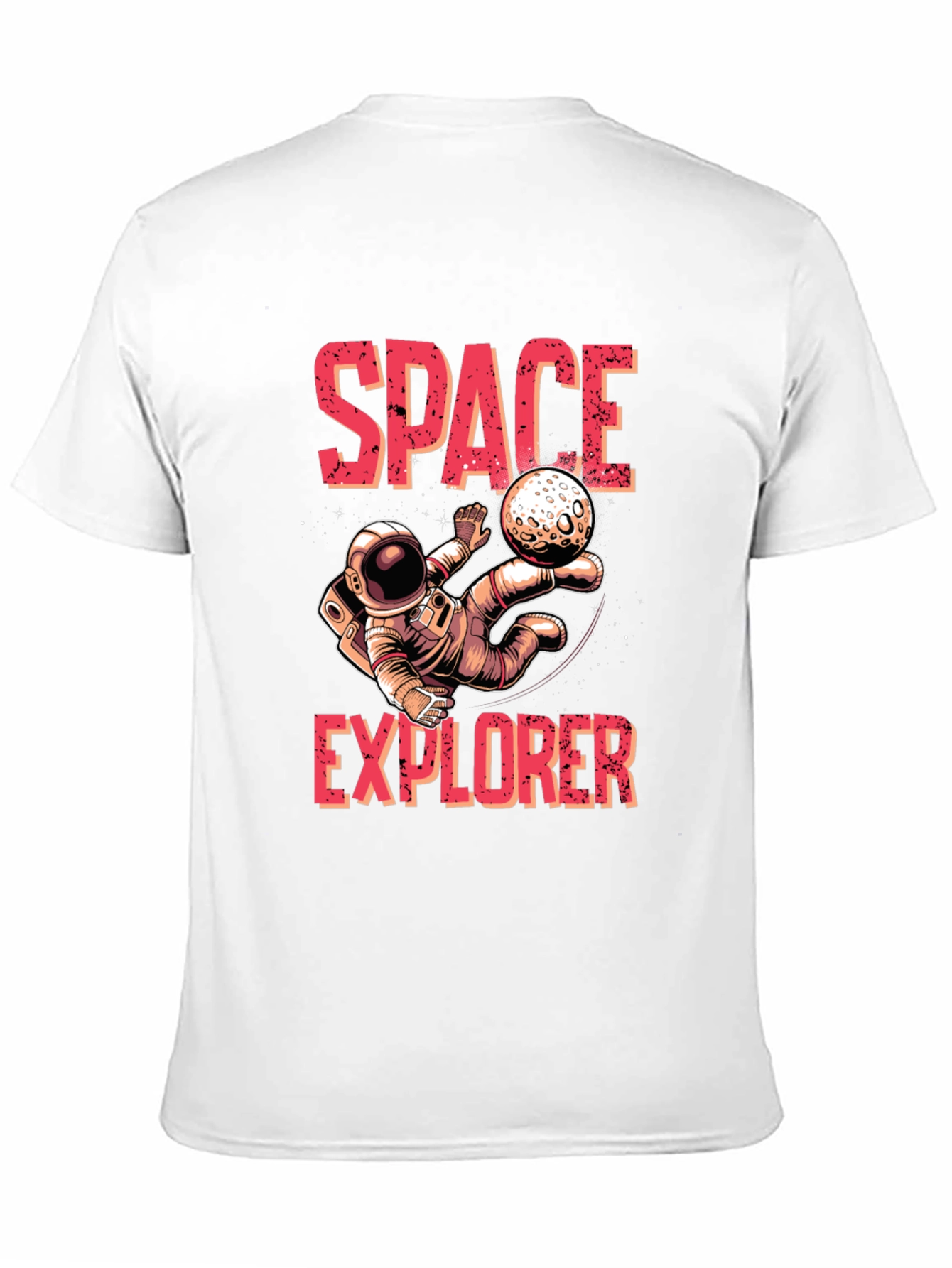 Space Explorer Graphic T-Shirt - Astronaut Design