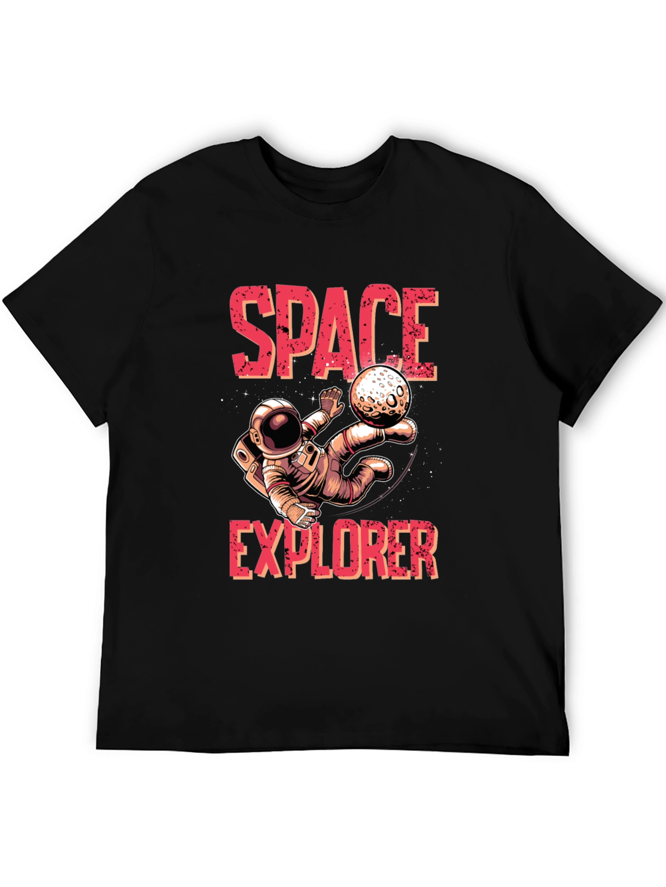 Space Explorer Graphic T-Shirt - Astronaut Design
