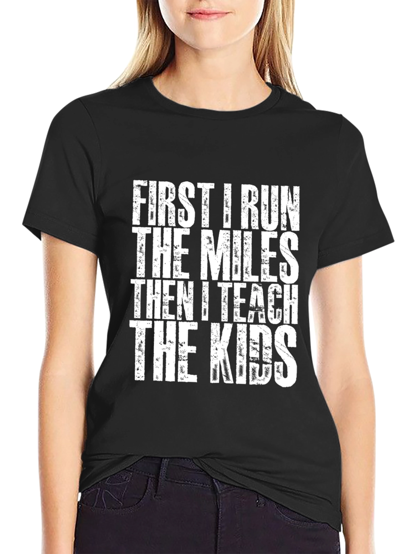Runner Teacher Graphic Tee